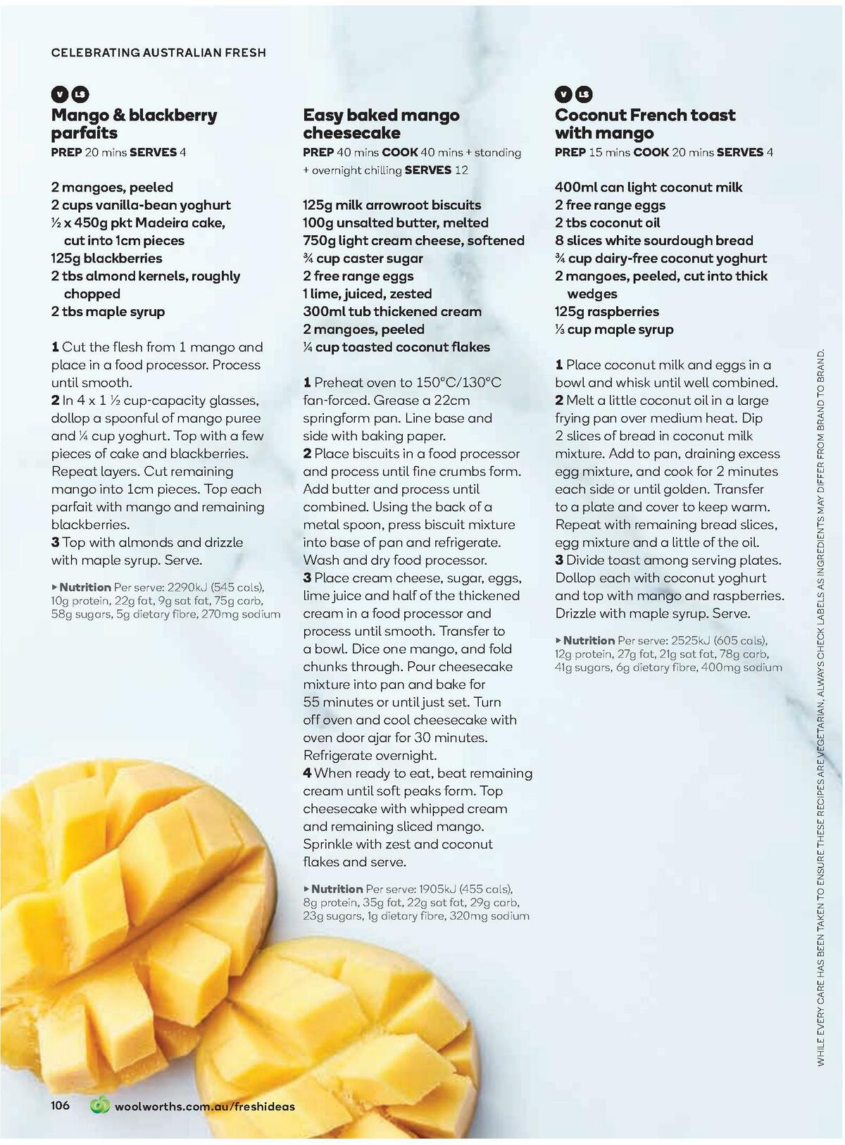 Woolworths Fresh Ideas Magazine November Catalogues from 1 November