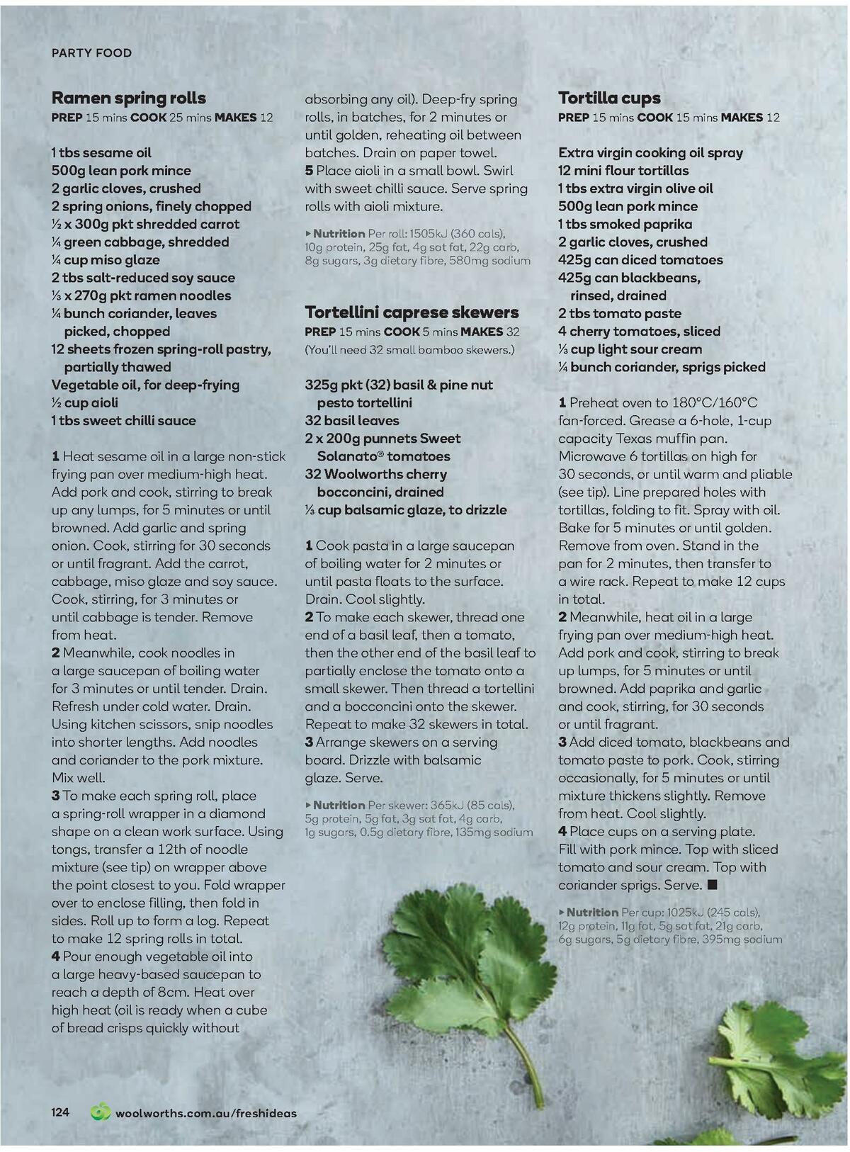 Woolworths Fresh Ideas Magazine November Catalogues from 1 November