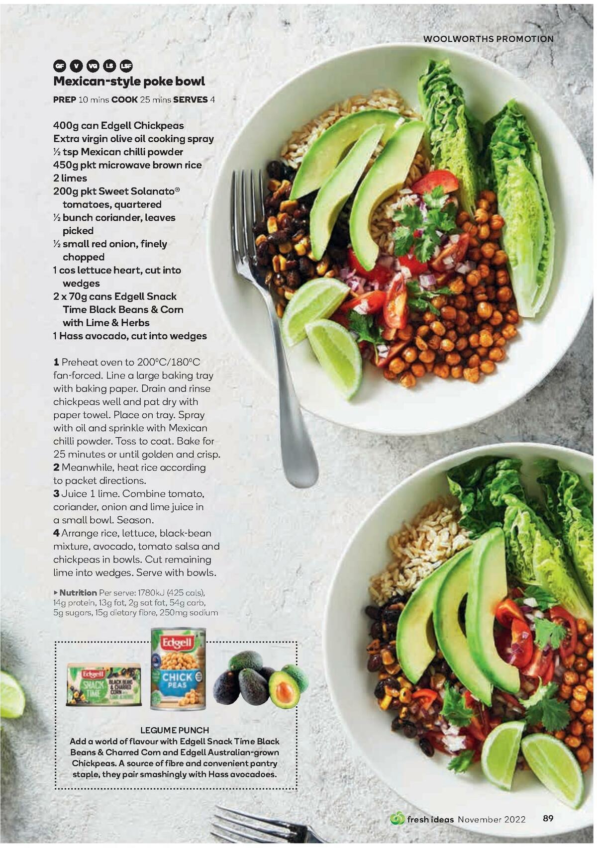 Woolworths Fresh Ideas Magazine November Catalogues from 1 November