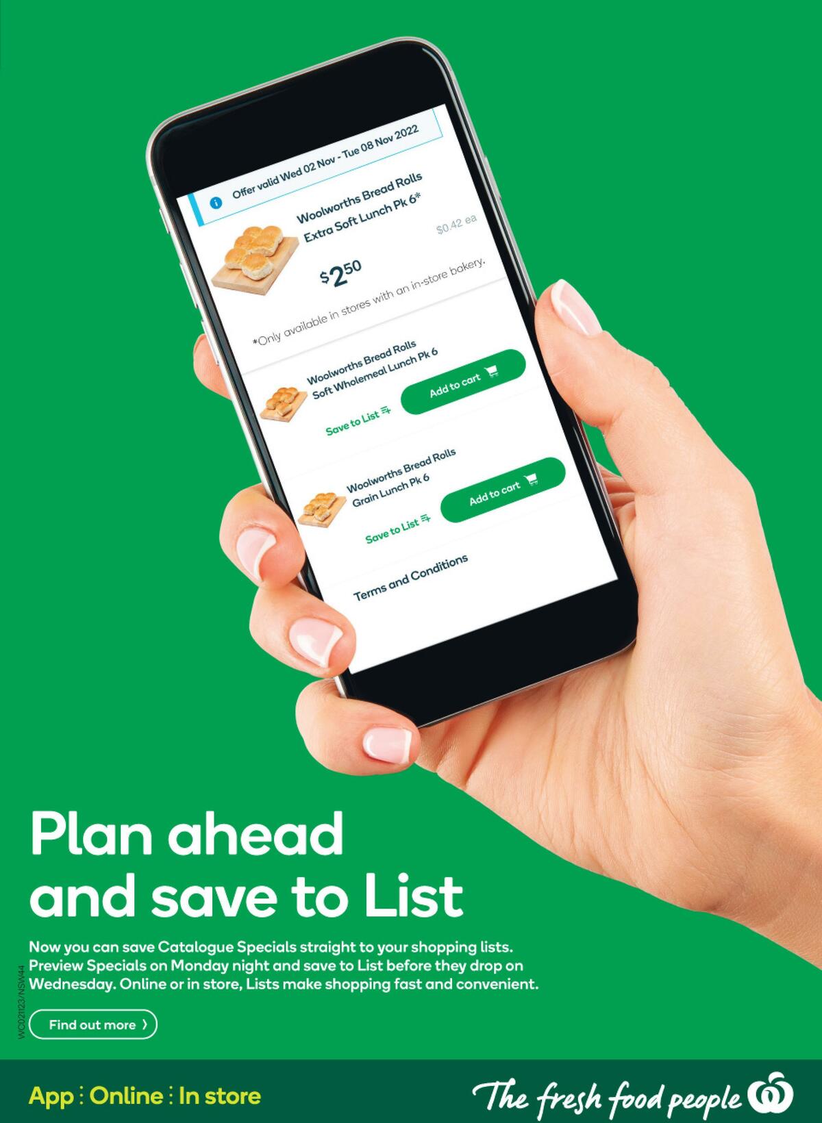 Woolworths Catalogues from 2 November