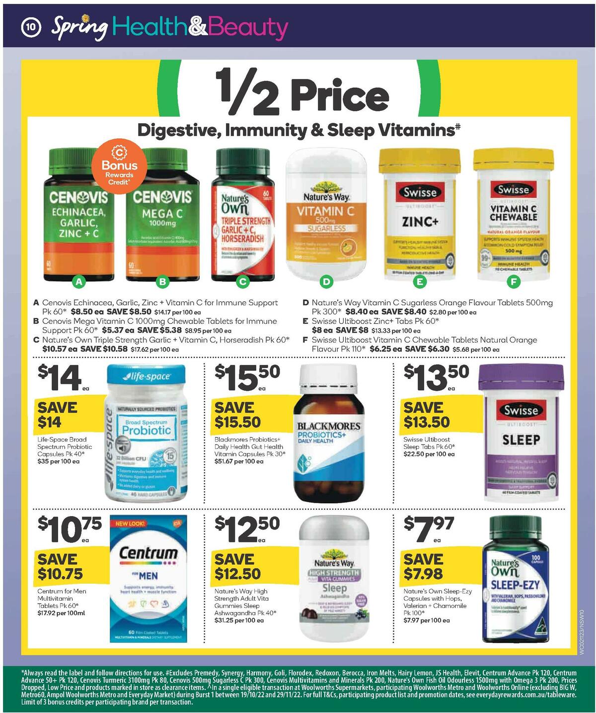 Woolworths Health & Beauty Catalogues from 2 November