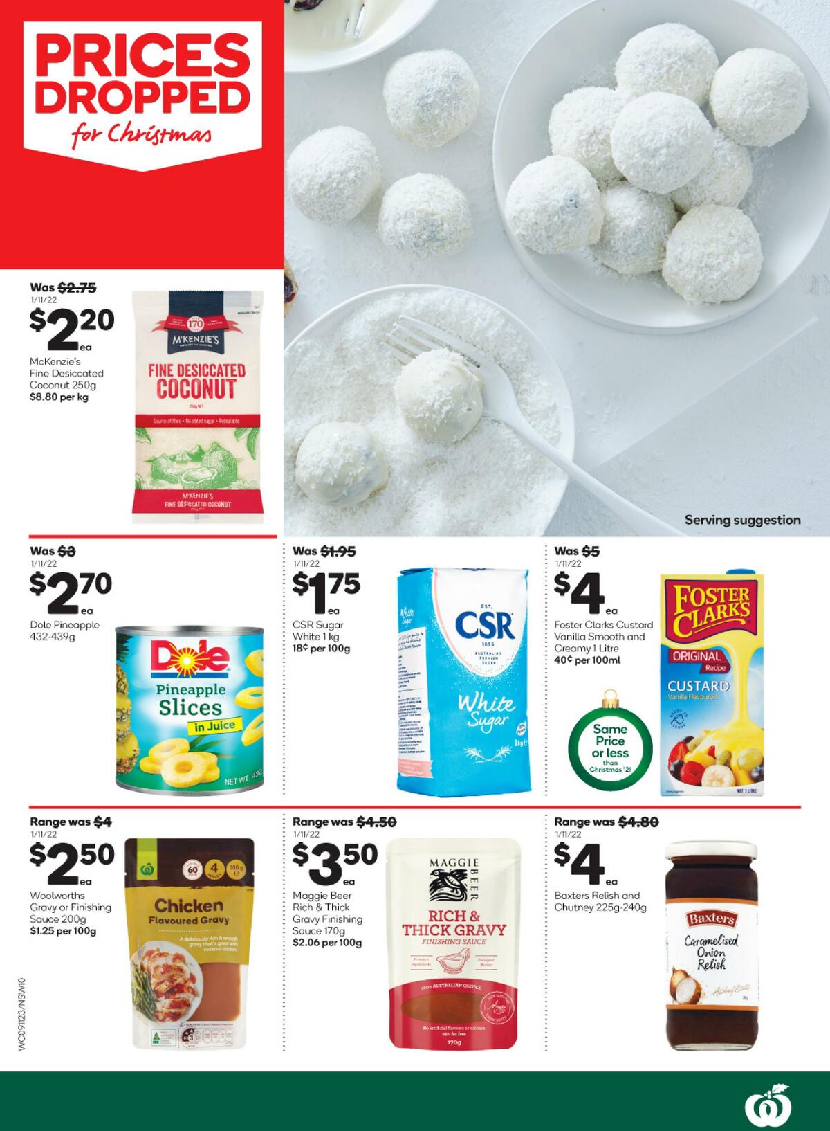Woolworths Catalogues from 9 November