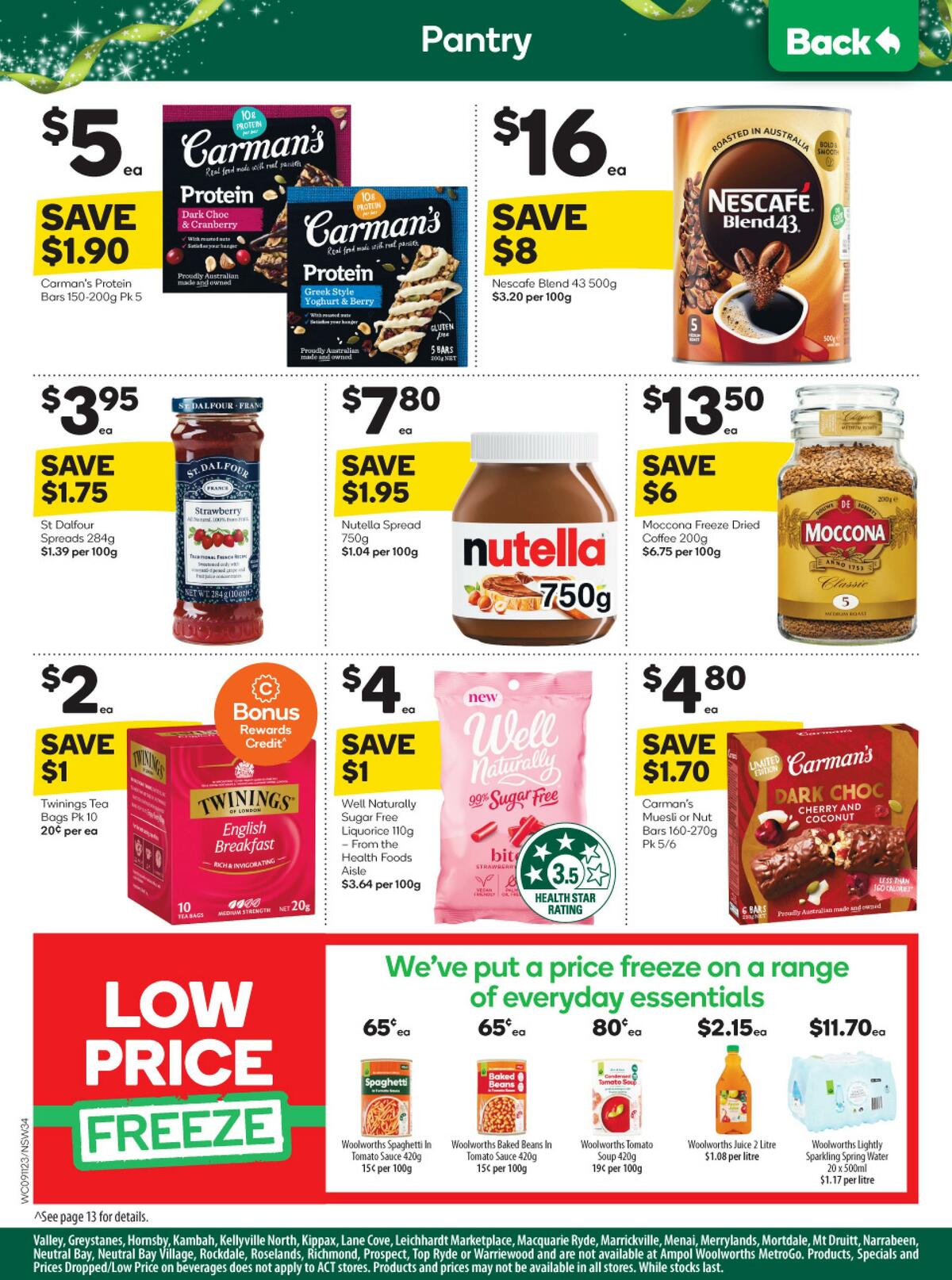 Woolworths Catalogues from 9 November