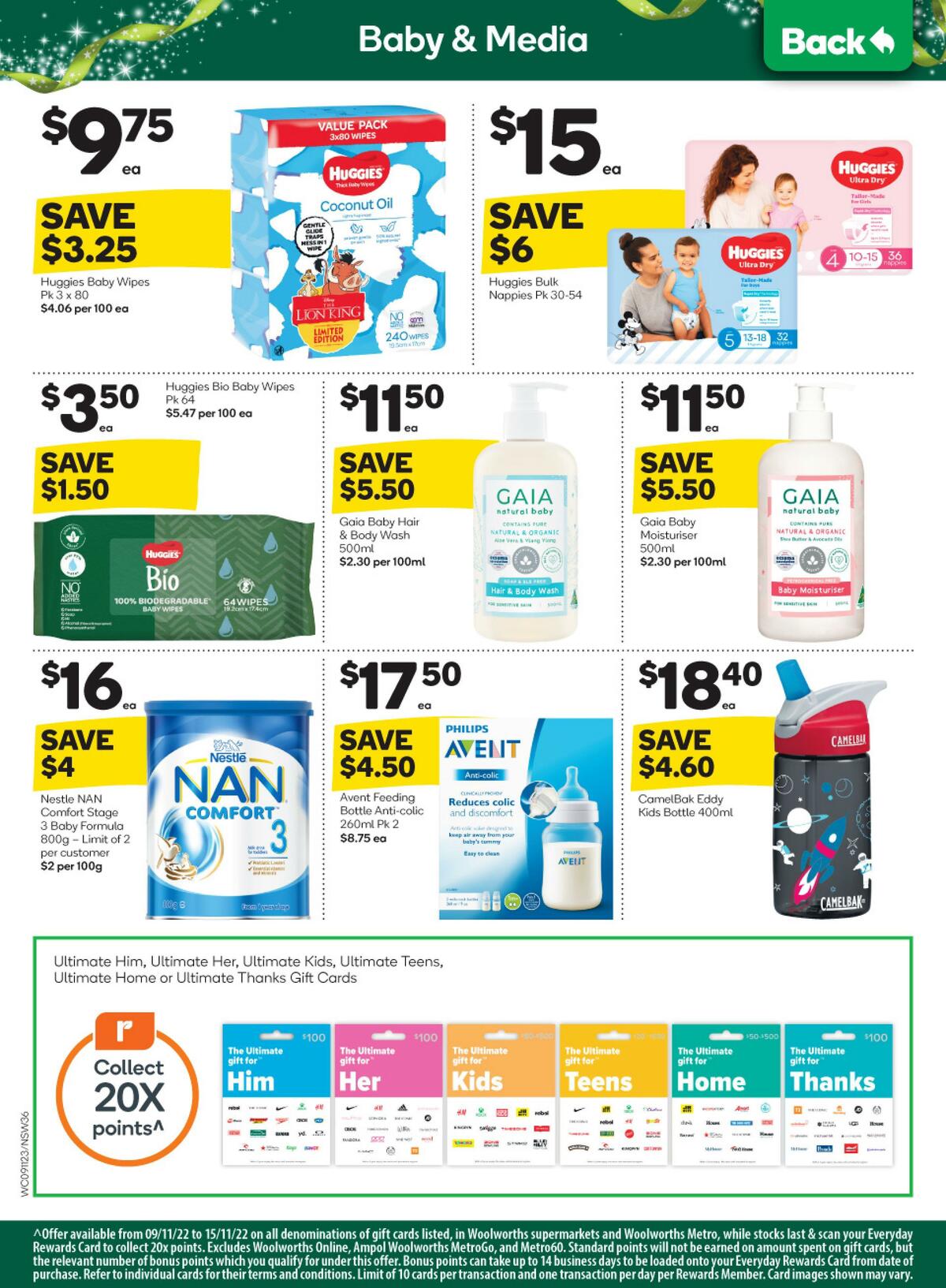 Woolworths Catalogues from 9 November