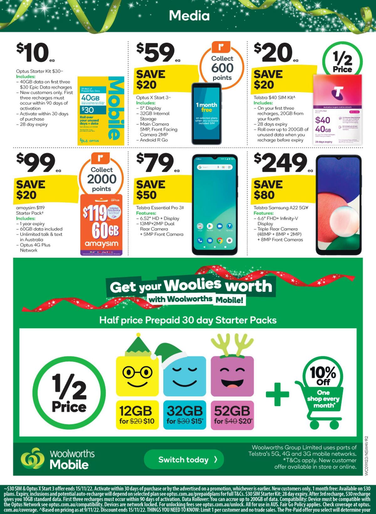 Woolworths Catalogues from 9 November