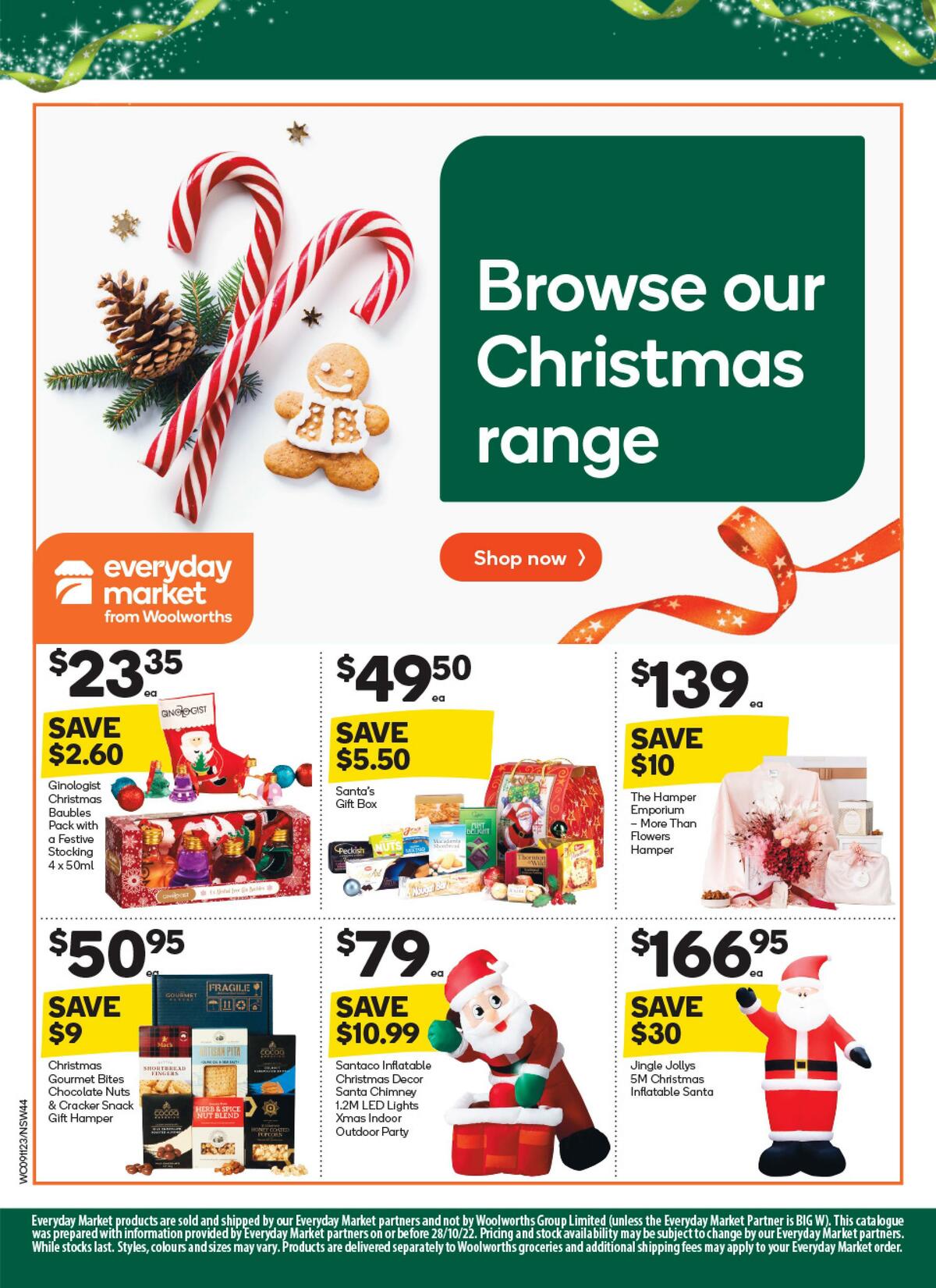 Woolworths Catalogues from 9 November