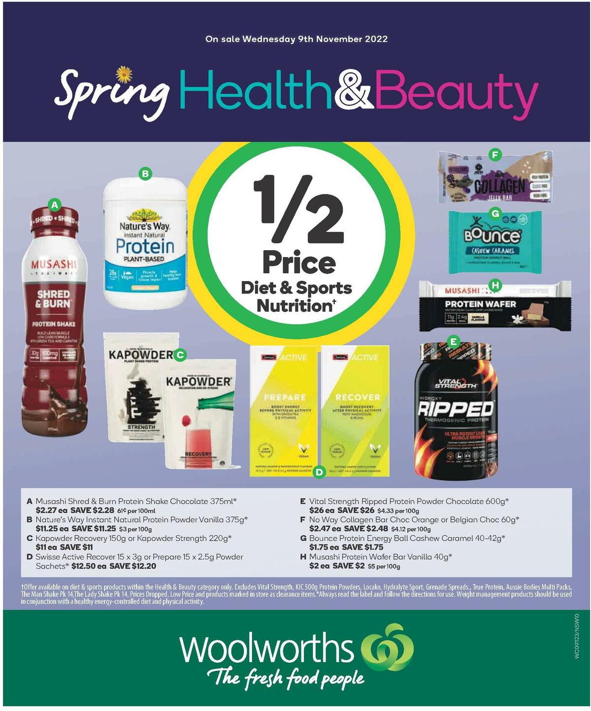 Woolworths Spring Health & Beauty Catalogues from 9 November