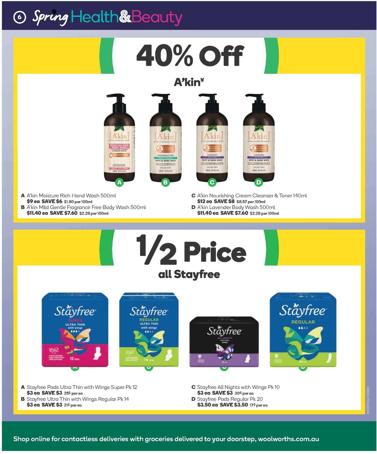 Woolworths Spring Health & Beauty Catalogues from 9 November