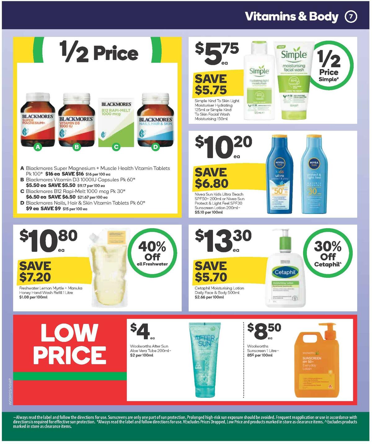 Woolworths Spring Health & Beauty Catalogues from 9 November
