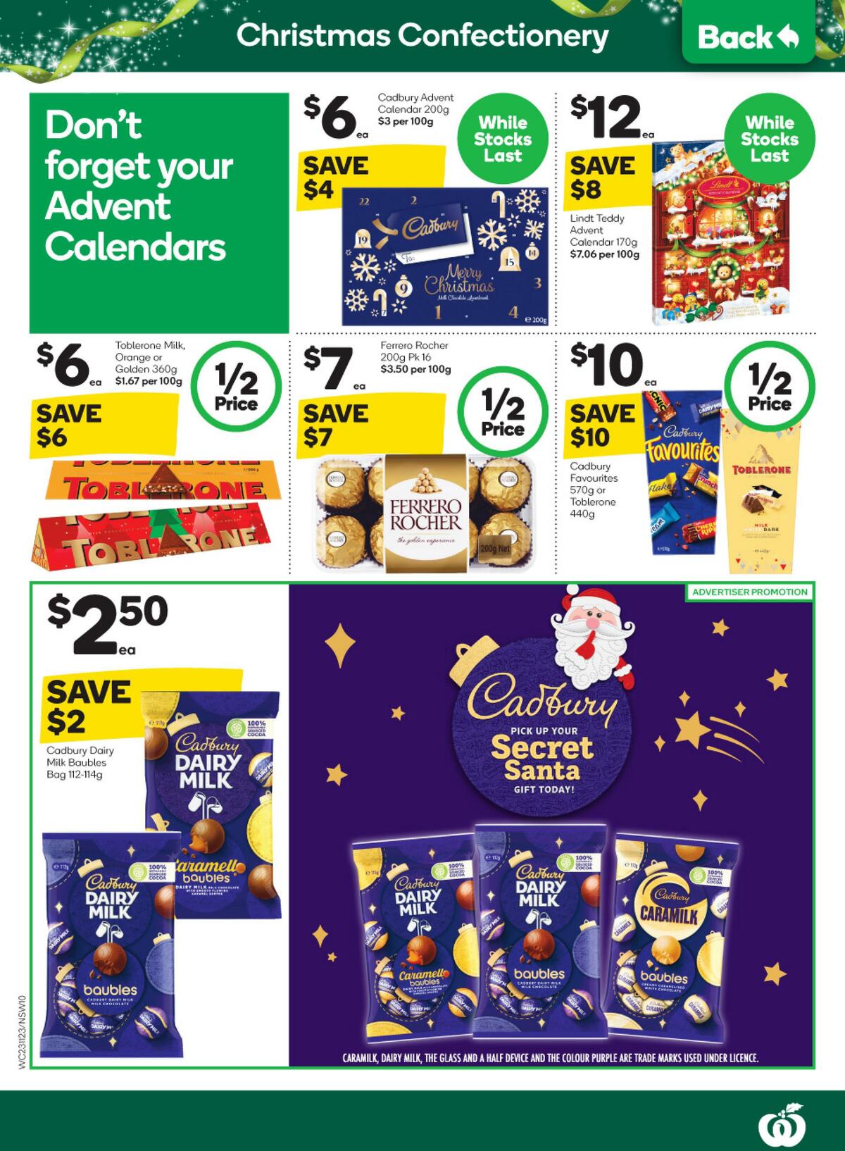 Woolworths Catalogues from 23 November