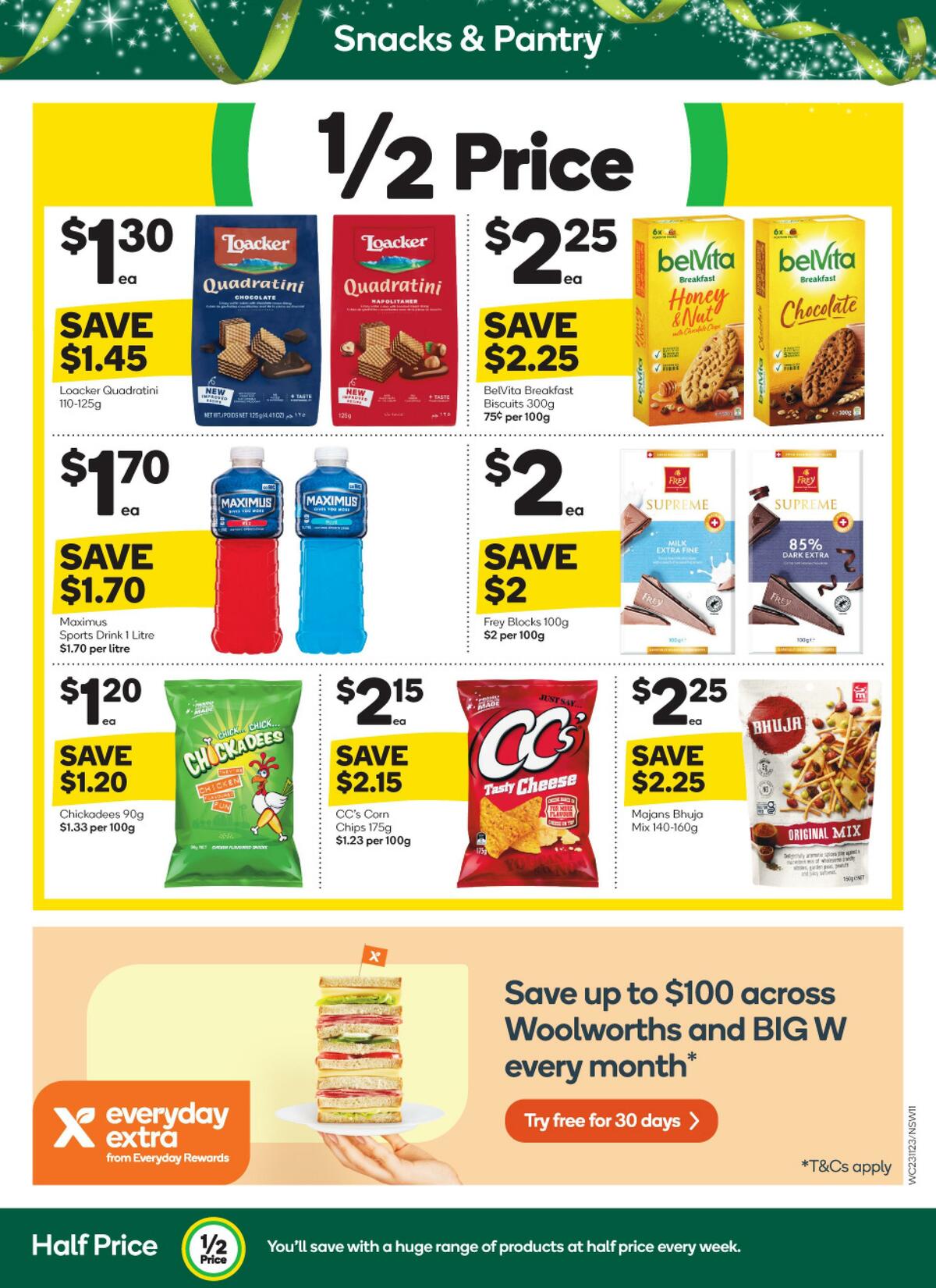 Woolworths Catalogues from 23 November