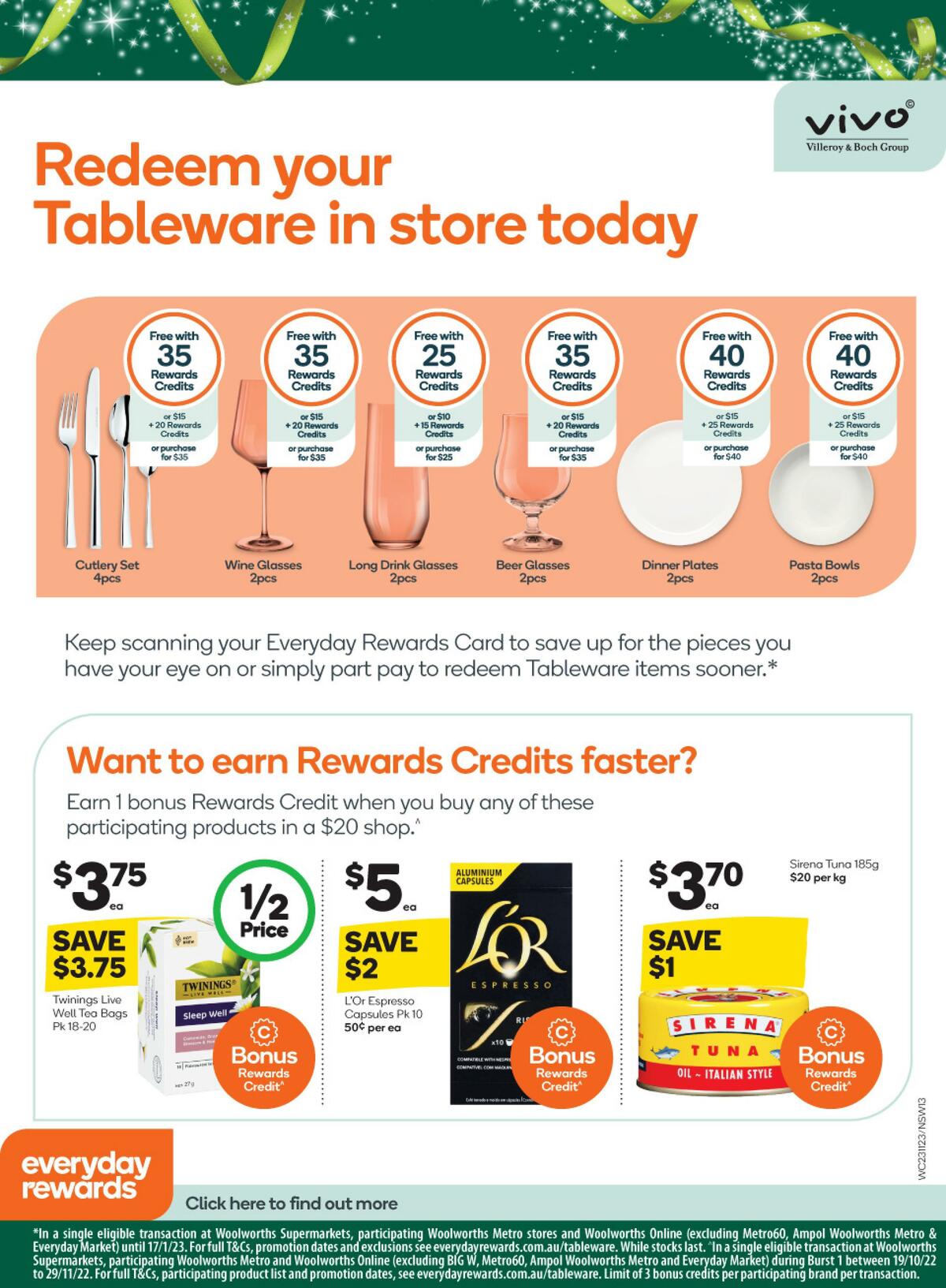 Woolworths Catalogues from 23 November