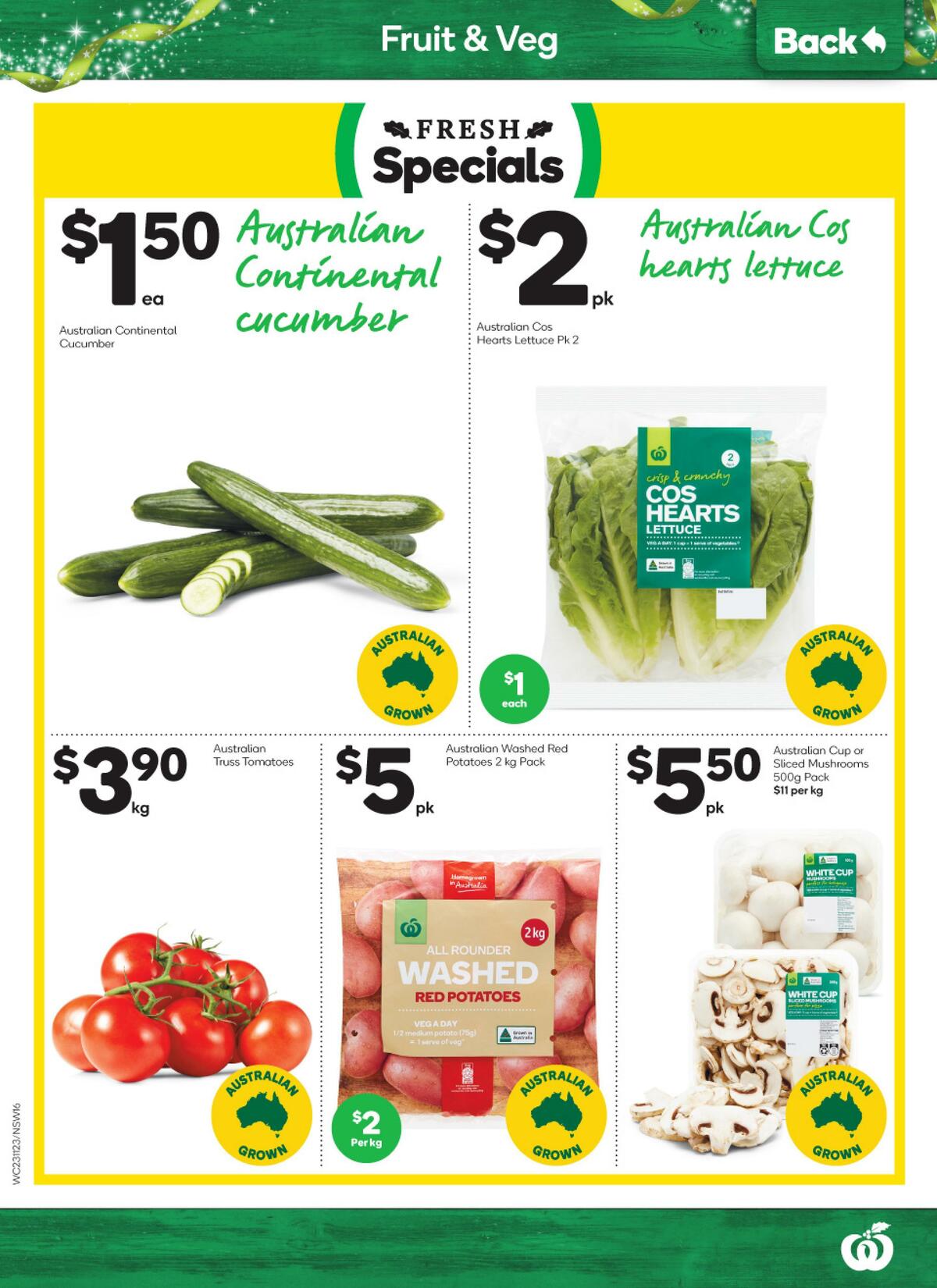 Woolworths Catalogues from 23 November