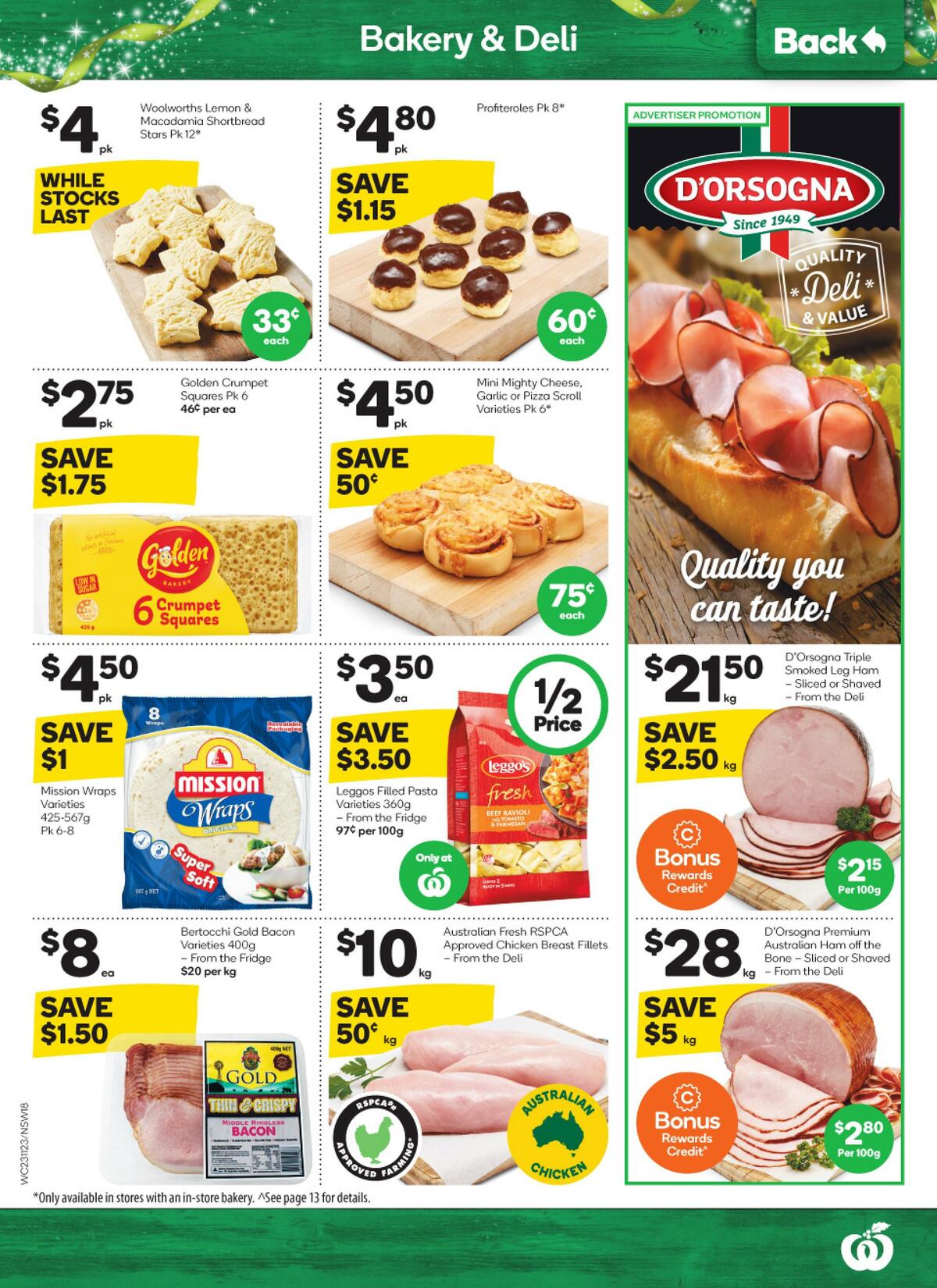 Woolworths Catalogues from 23 November