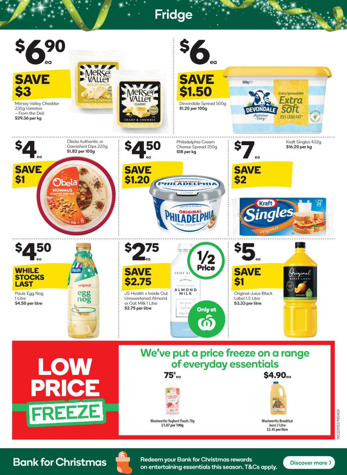 Woolworths Catalogues from 23 November