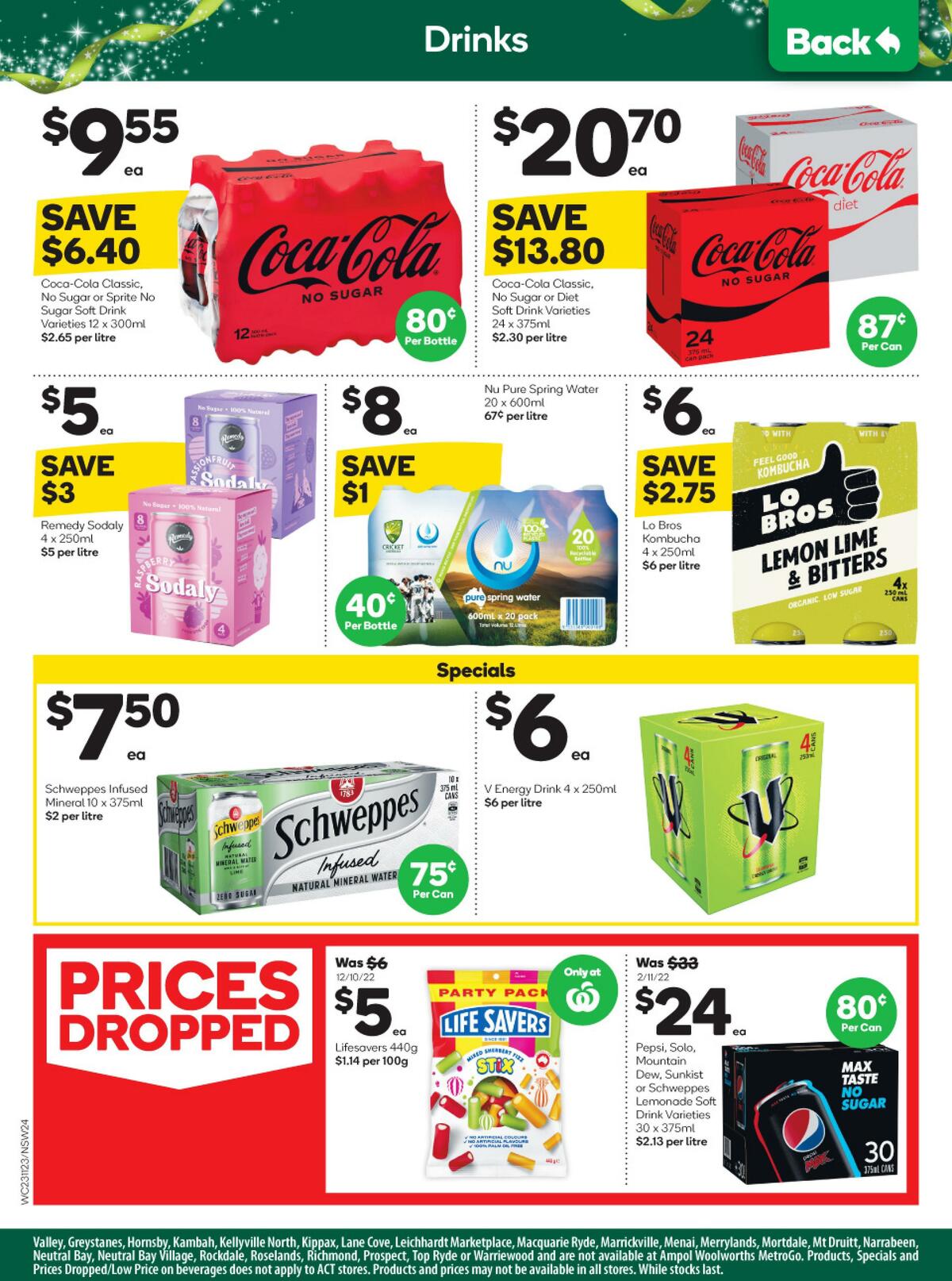 Woolworths Catalogues from 23 November