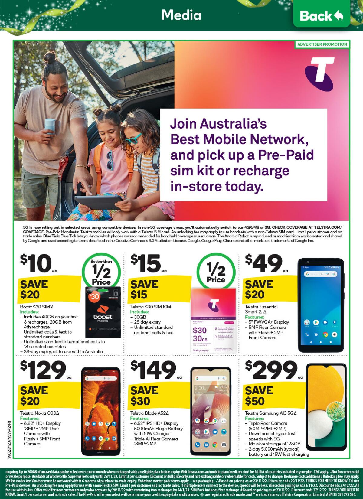 Woolworths Catalogues from 23 November