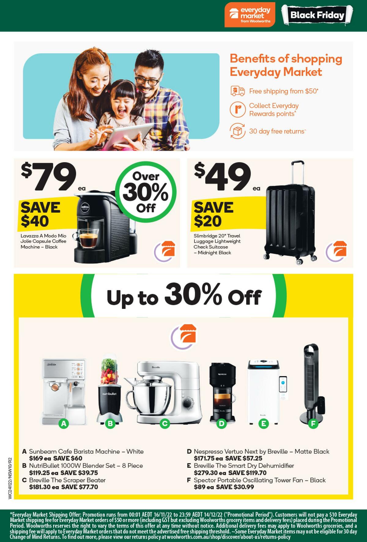 Woolworths Black Friday Catalogues from 23 November