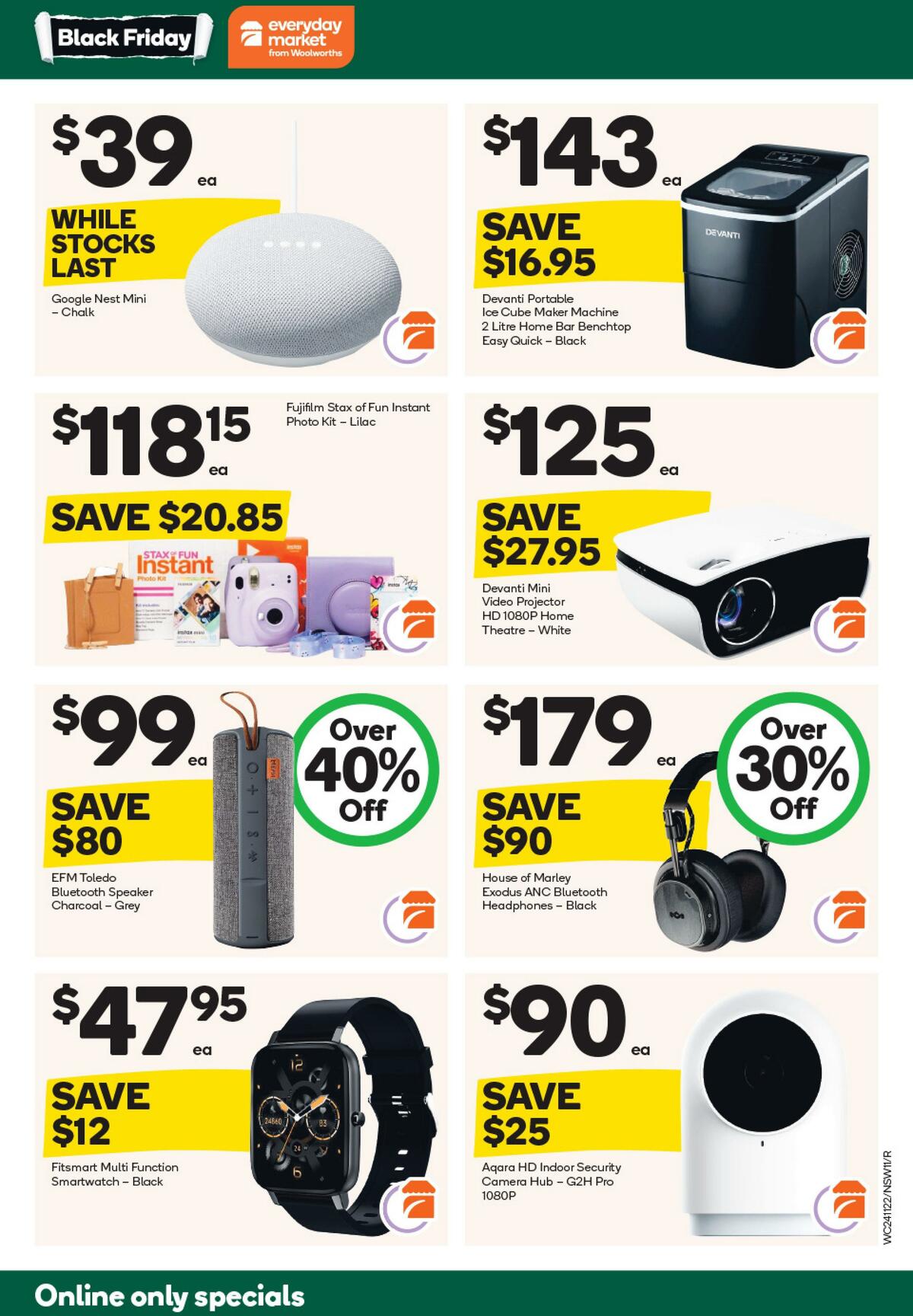 Woolworths Black Friday Catalogues from 23 November