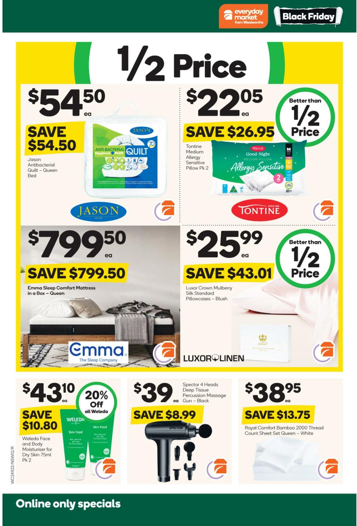 Woolworths Black Friday Catalogues from 23 November