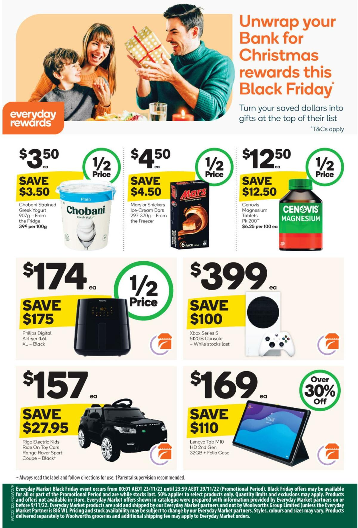 Woolworths Black Friday Catalogues from 23 November