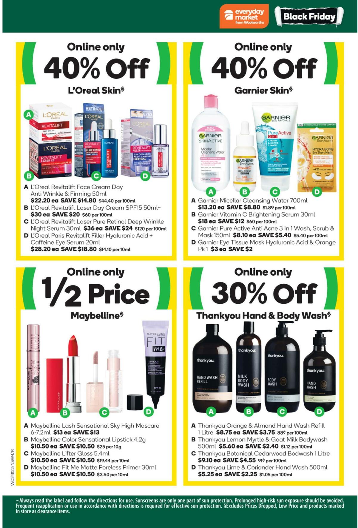 Woolworths Black Friday Catalogues from 23 November