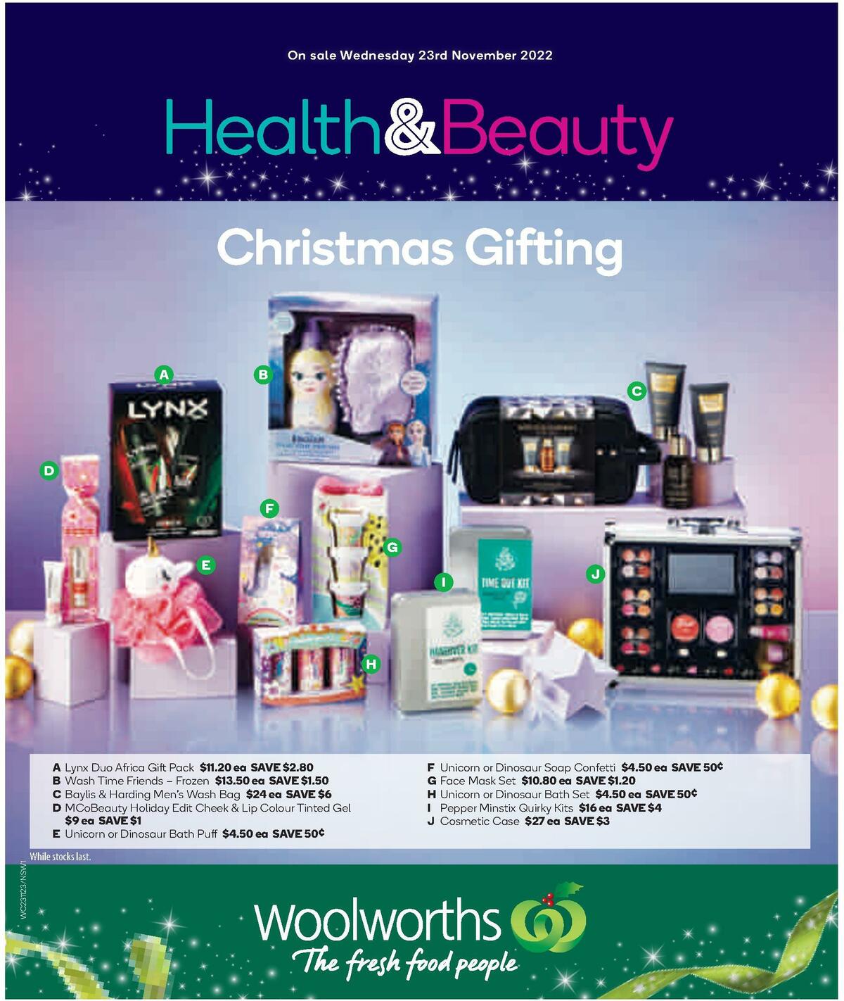 Woolworths Health & Beauty Catalogues from 23 November