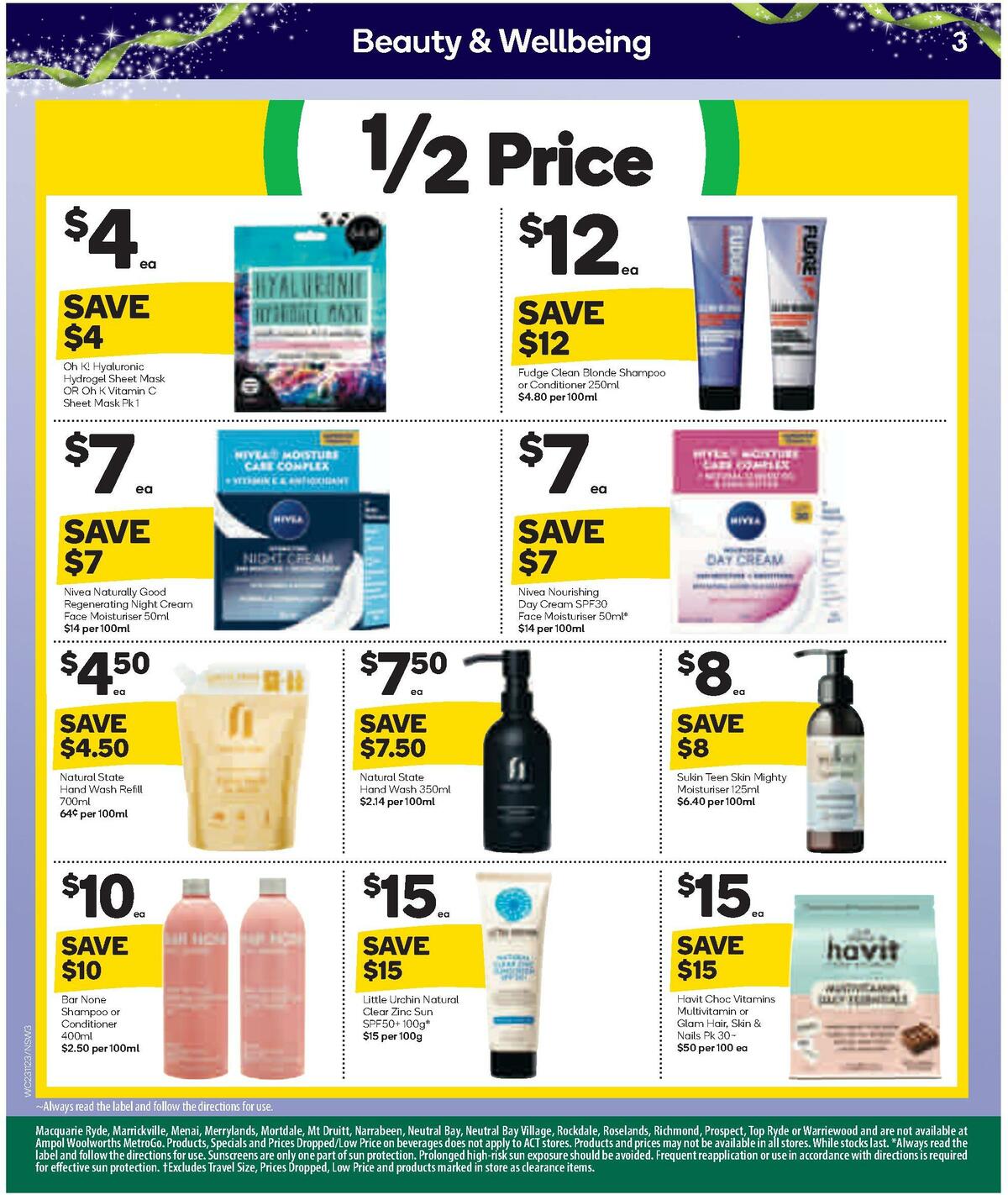Woolworths Health & Beauty Catalogues from 23 November