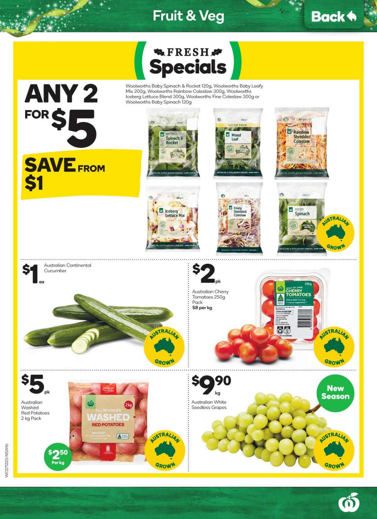 Woolworths Catalogues from 7 December