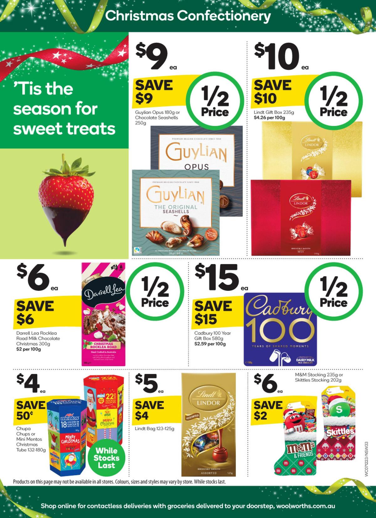 Woolworths Catalogues from 7 December
