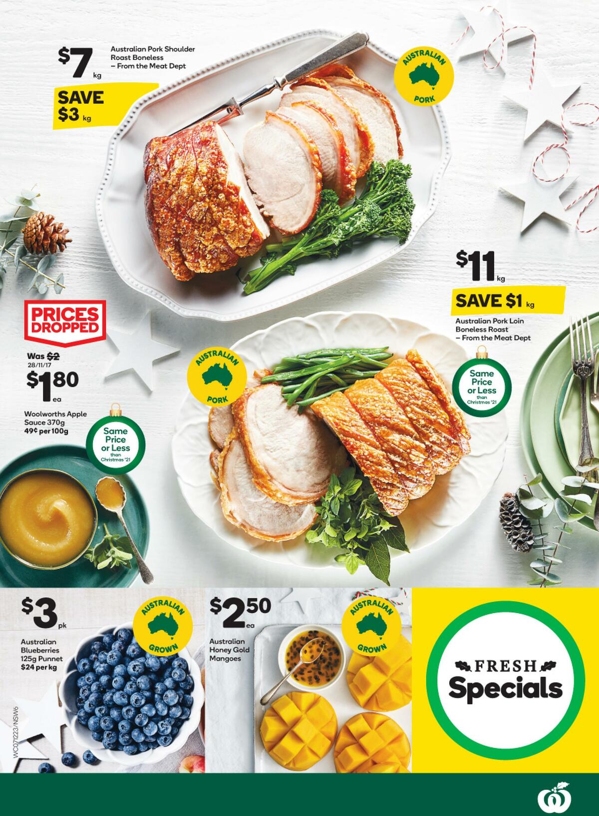 Woolworths Catalogues from 7 December