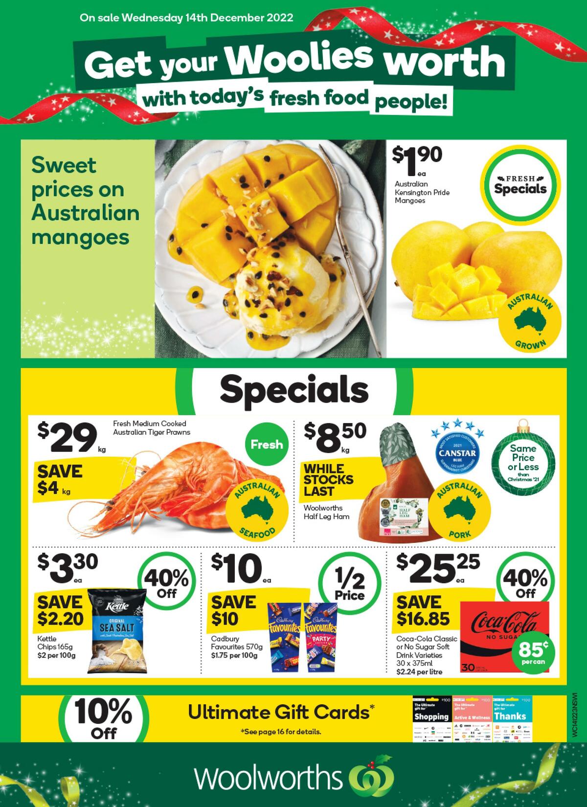Woolworths Catalogues from 14 December