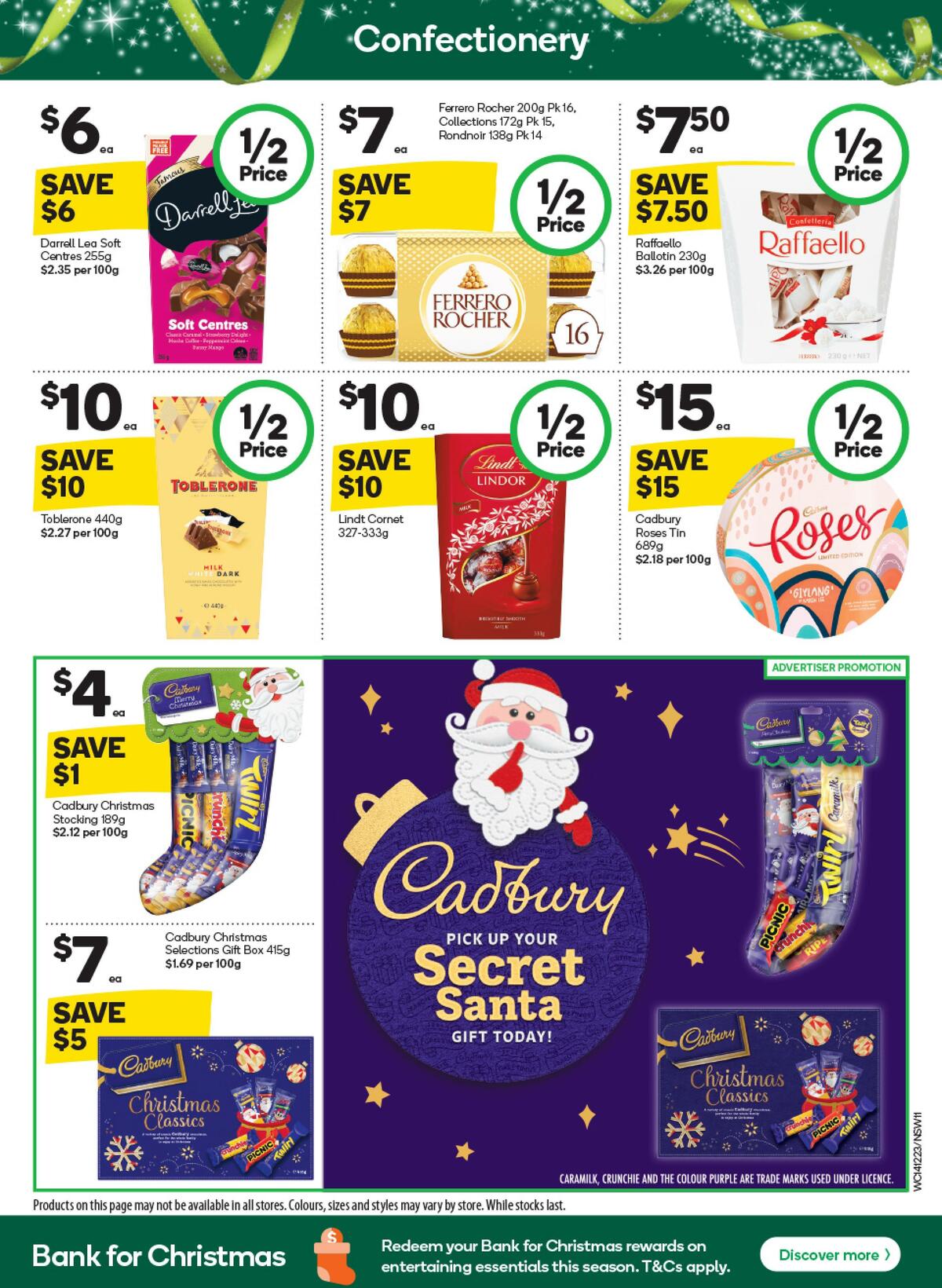 Woolworths Catalogues from 14 December