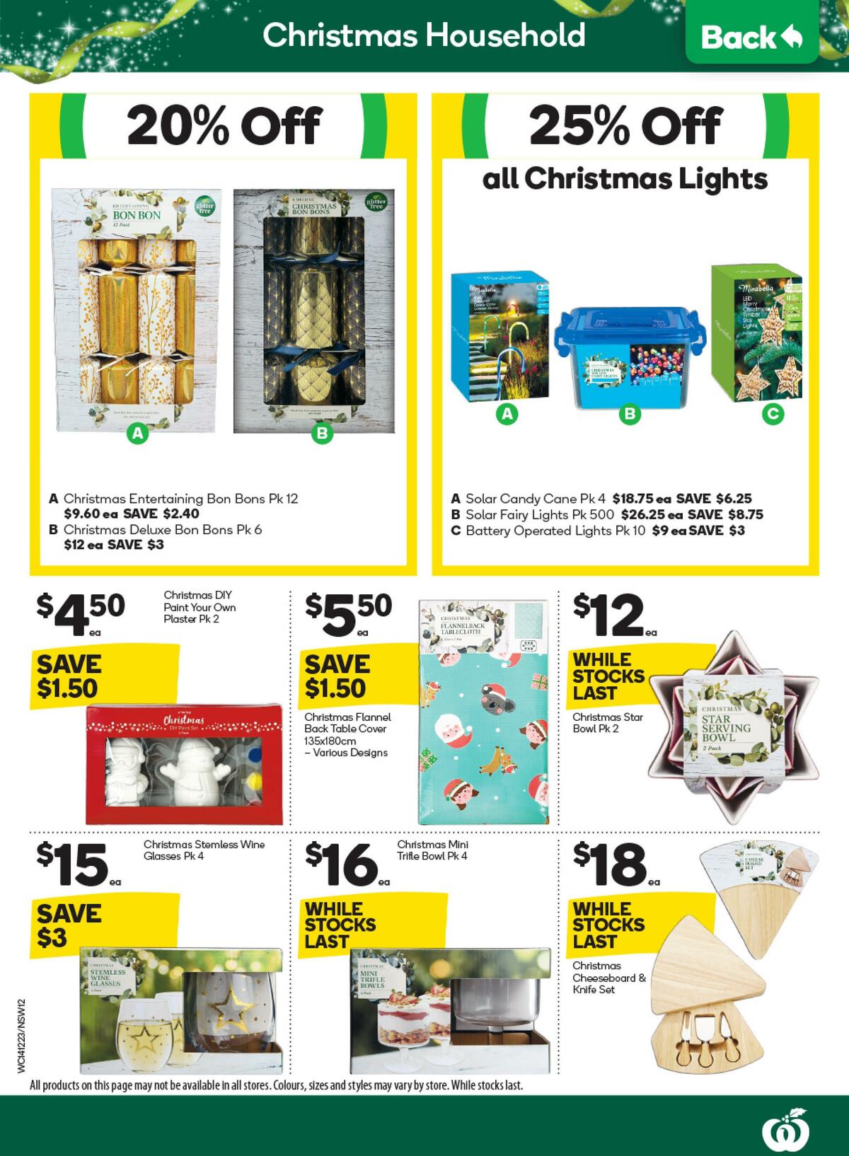 Woolworths Catalogues from 14 December