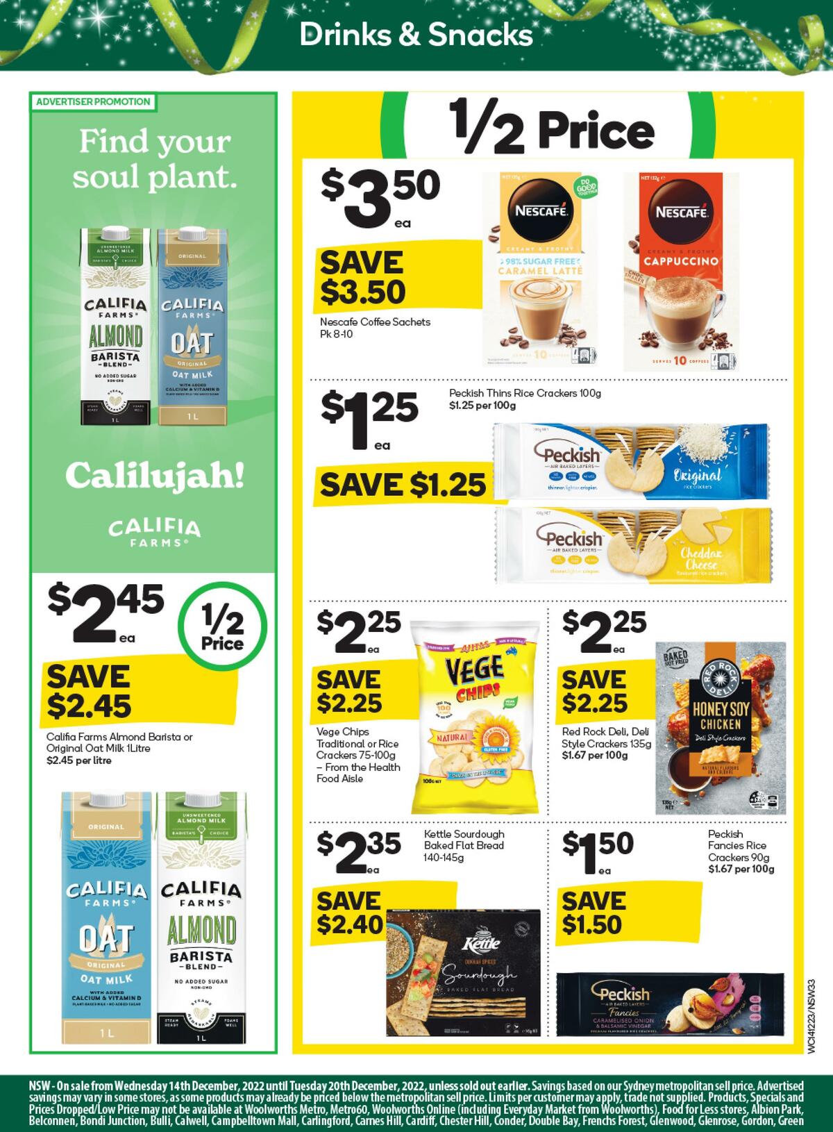Woolworths Catalogues from 14 December
