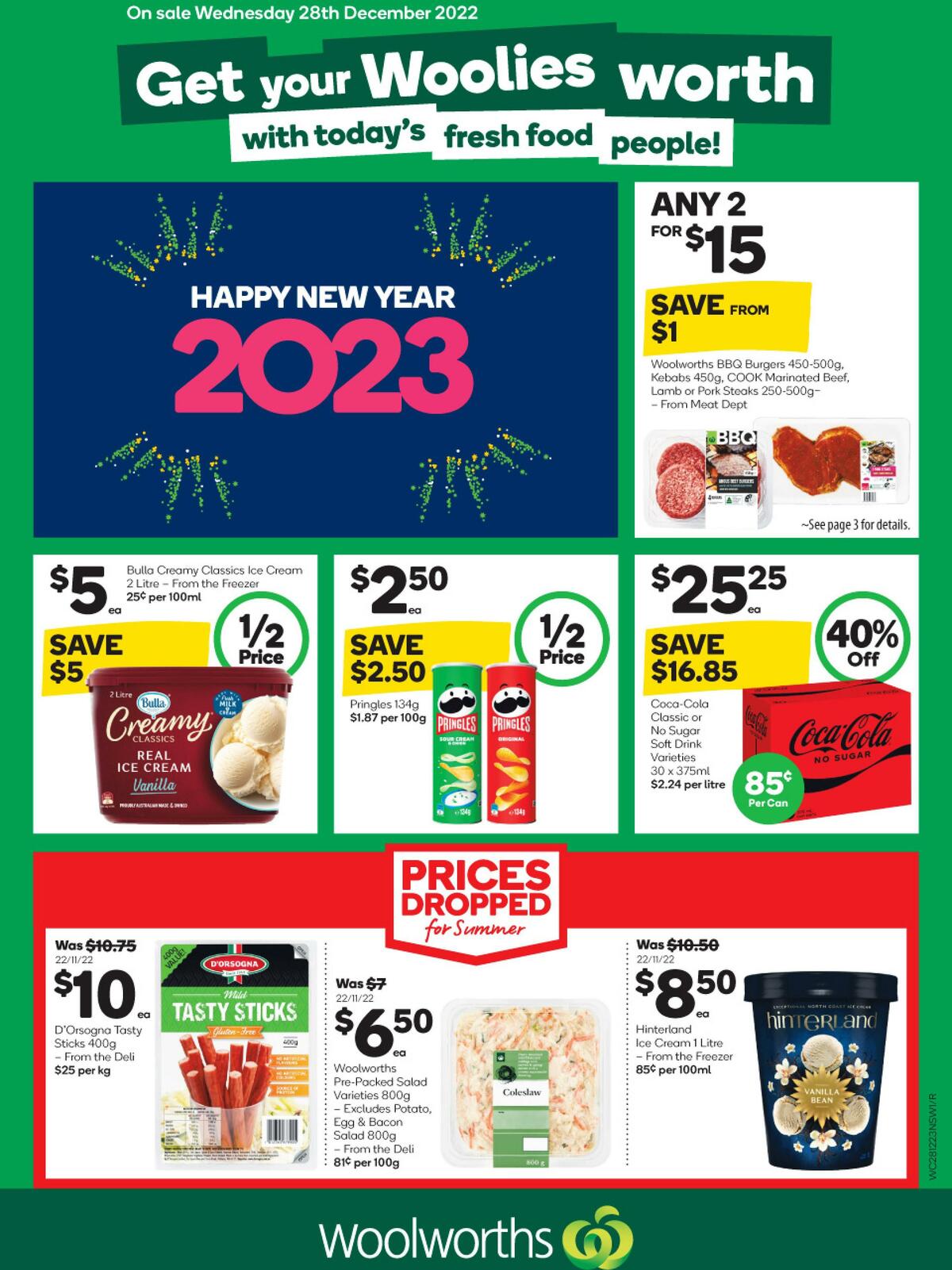 Woolworths Catalogues from 28 December
