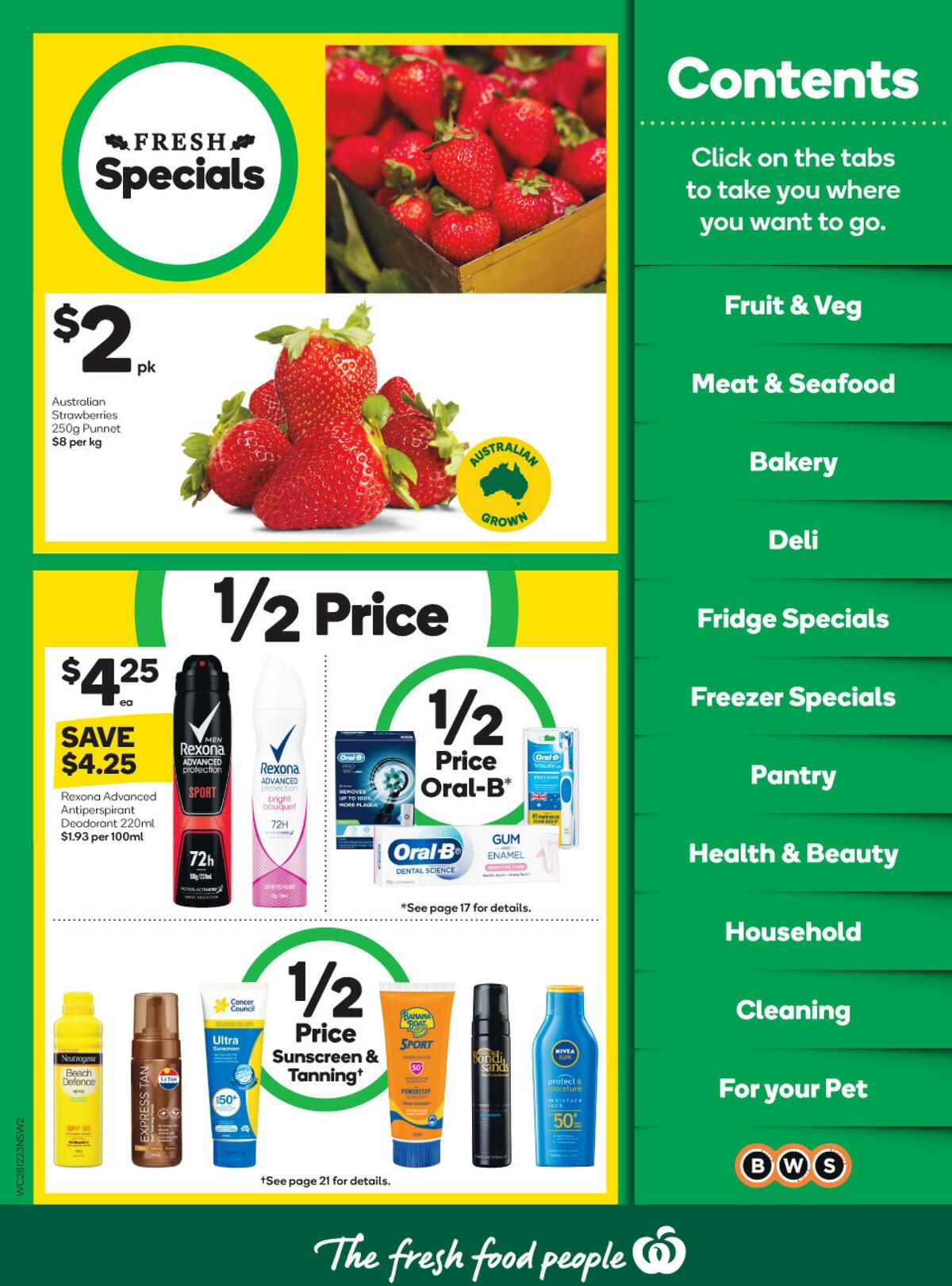 Woolworths Catalogues from 28 December