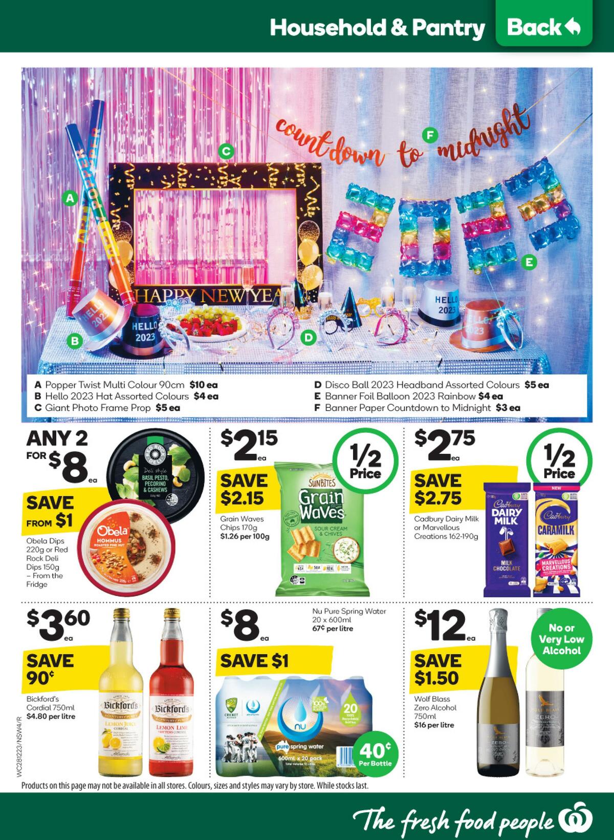 Woolworths Catalogues from 28 December