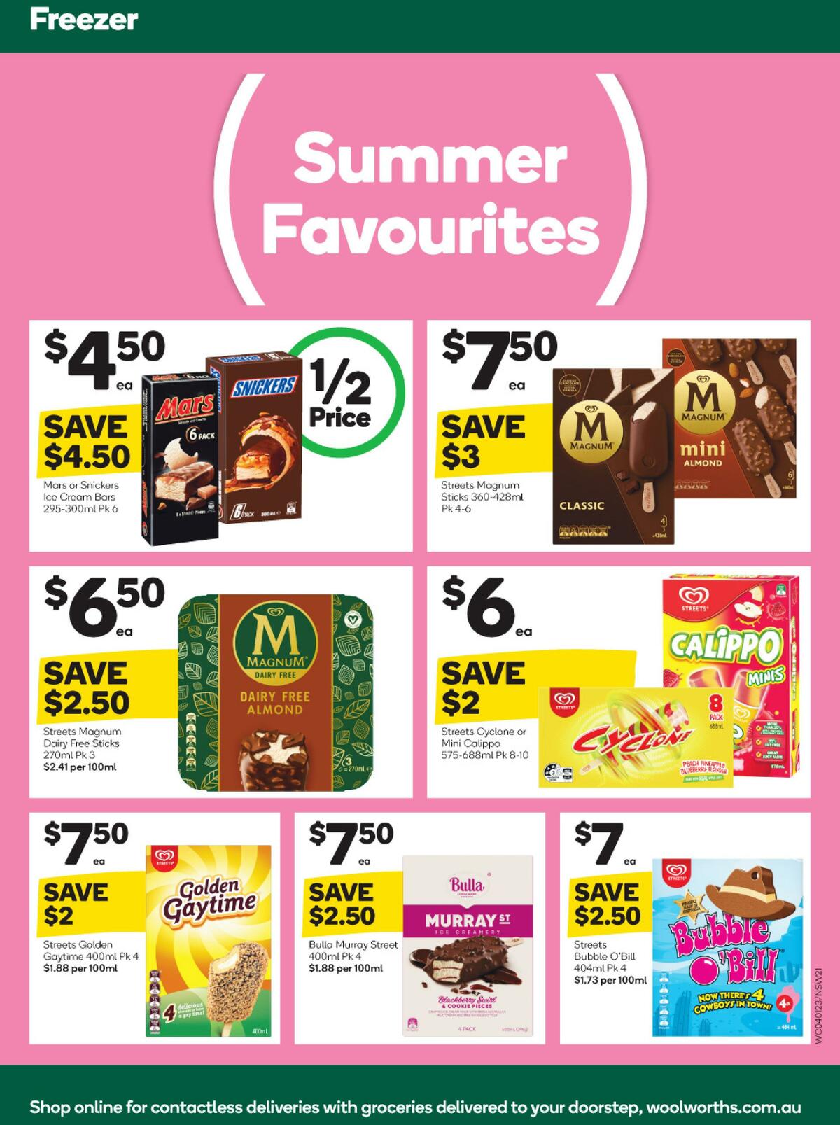 Woolworths Catalogues from 4 January