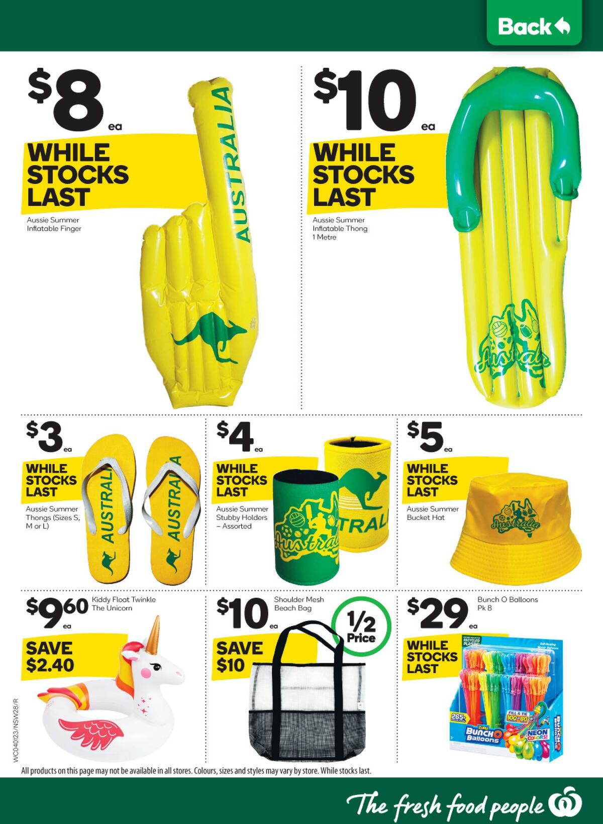 Woolworths Catalogues from 4 January