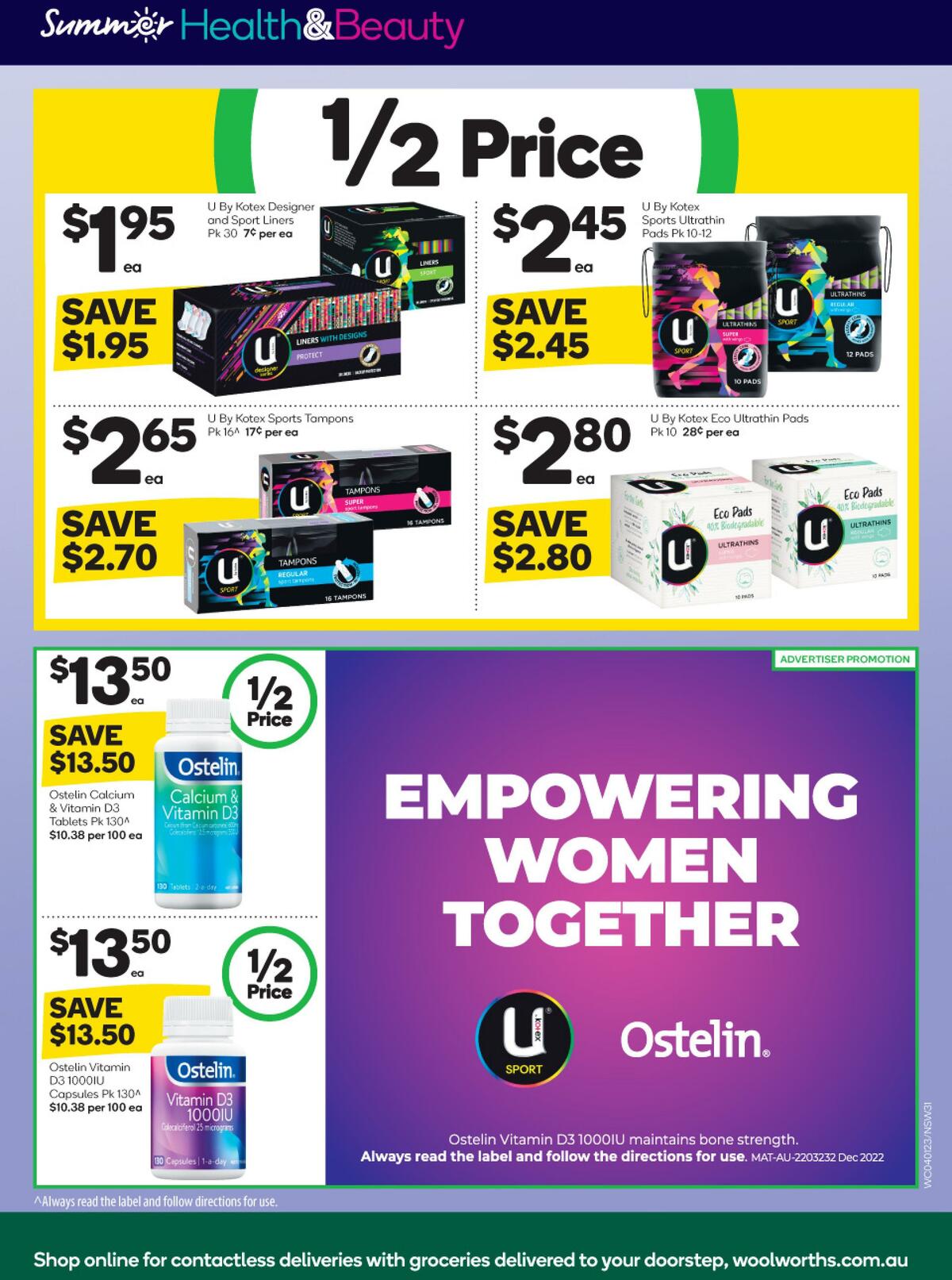 Woolworths Catalogues from 4 January