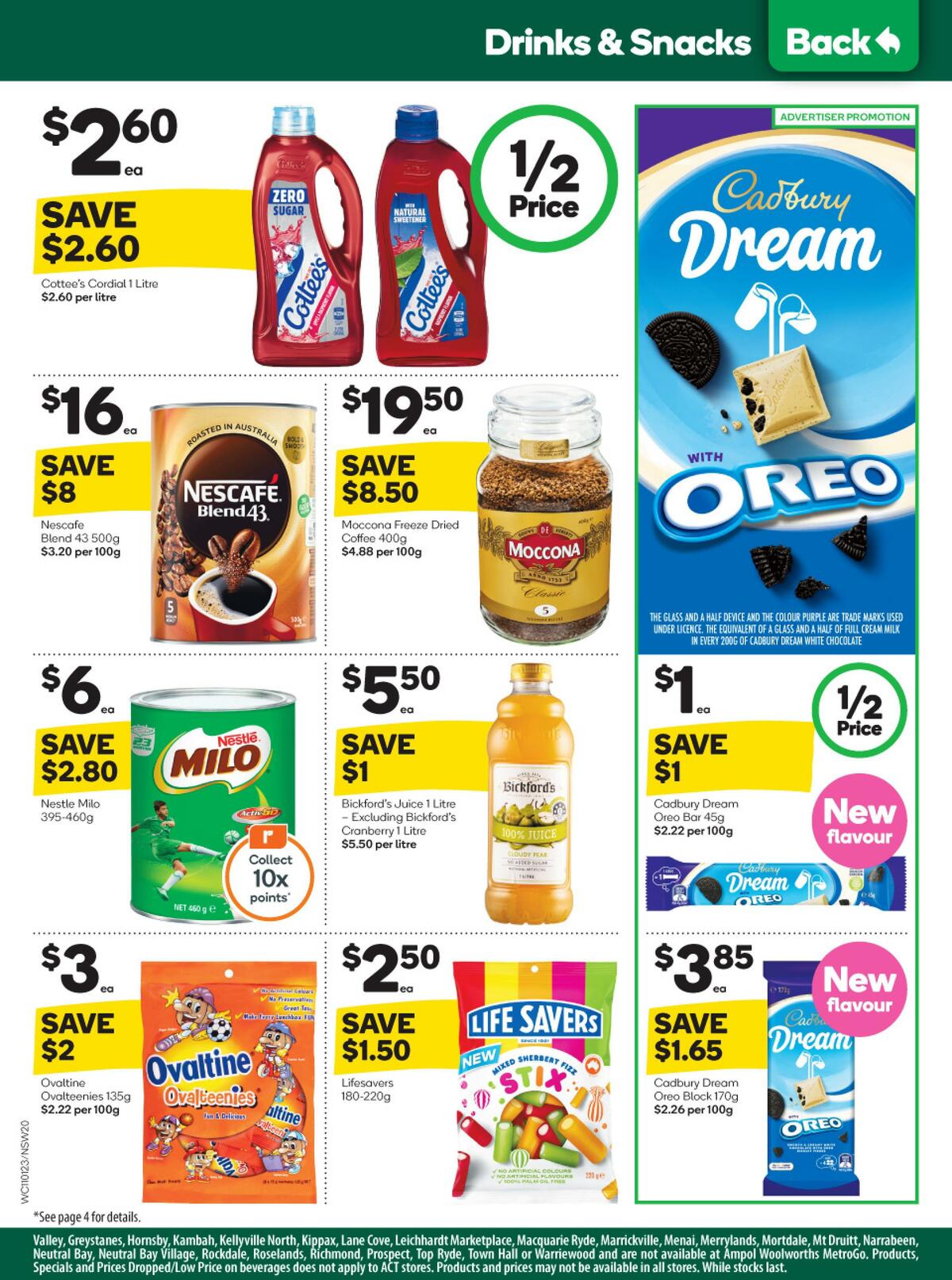 Woolworths Catalogues from 11 January