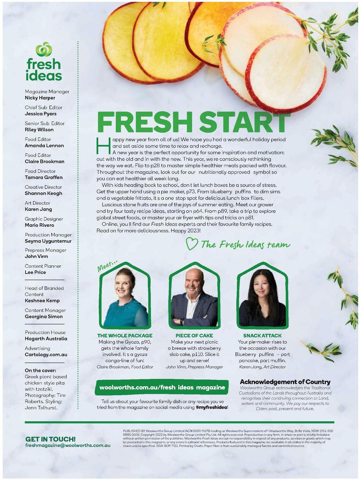 Woolworths Fresh Ideas Magazine January/February Catalogues from 1 January