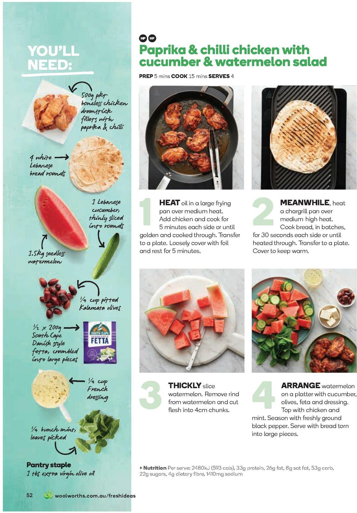 Woolworths Fresh Ideas Magazine January/February Catalogues from 1 January