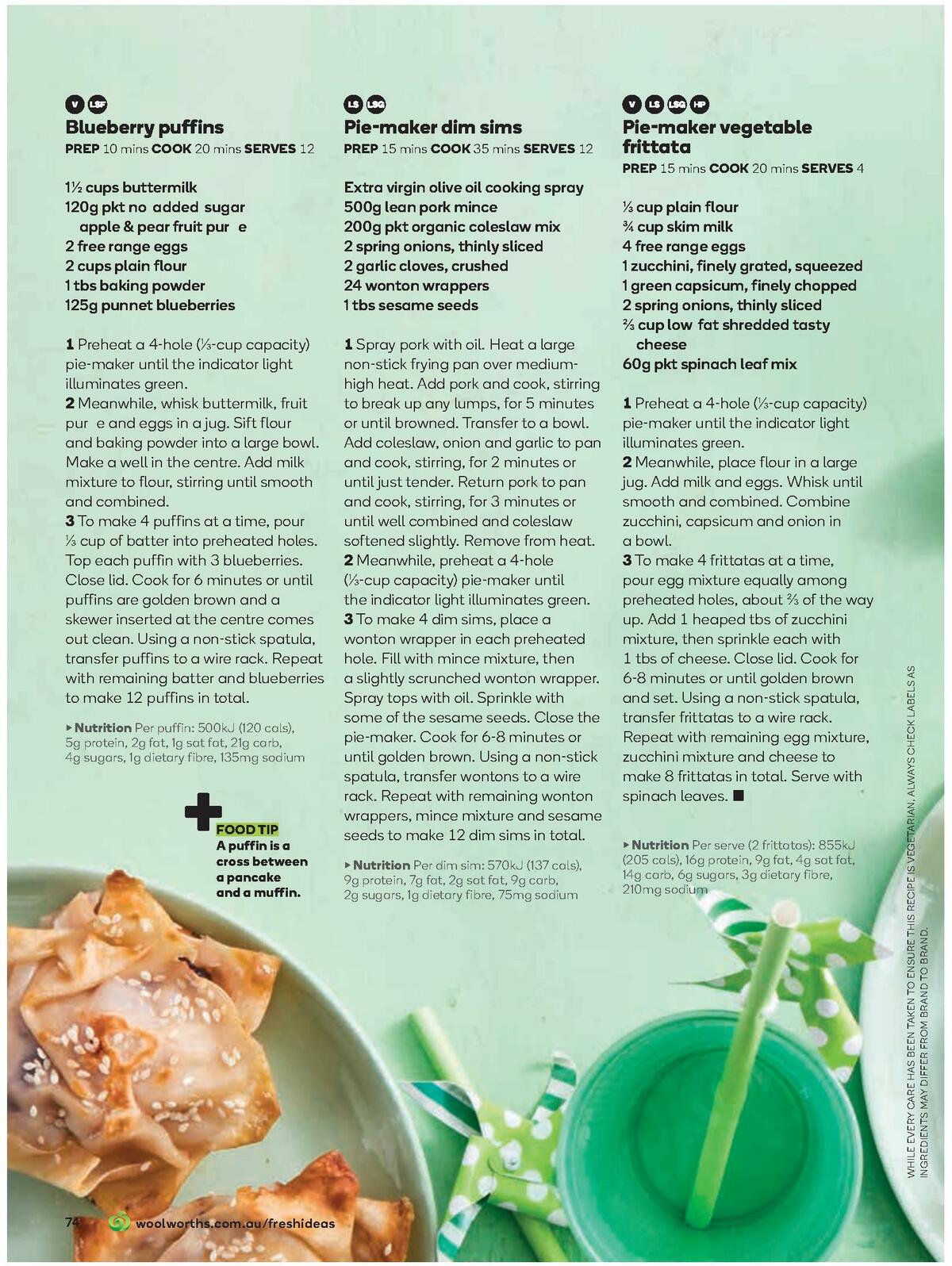 Woolworths Fresh Ideas Magazine January/February Catalogues from 1 January