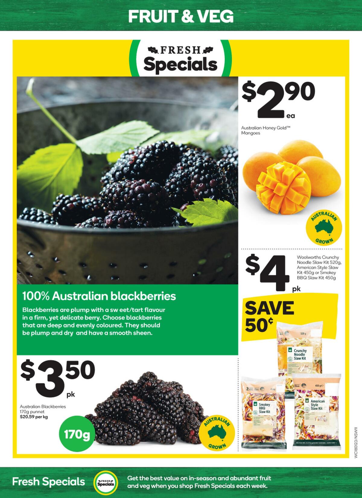 Woolworths Catalogues from 18 January