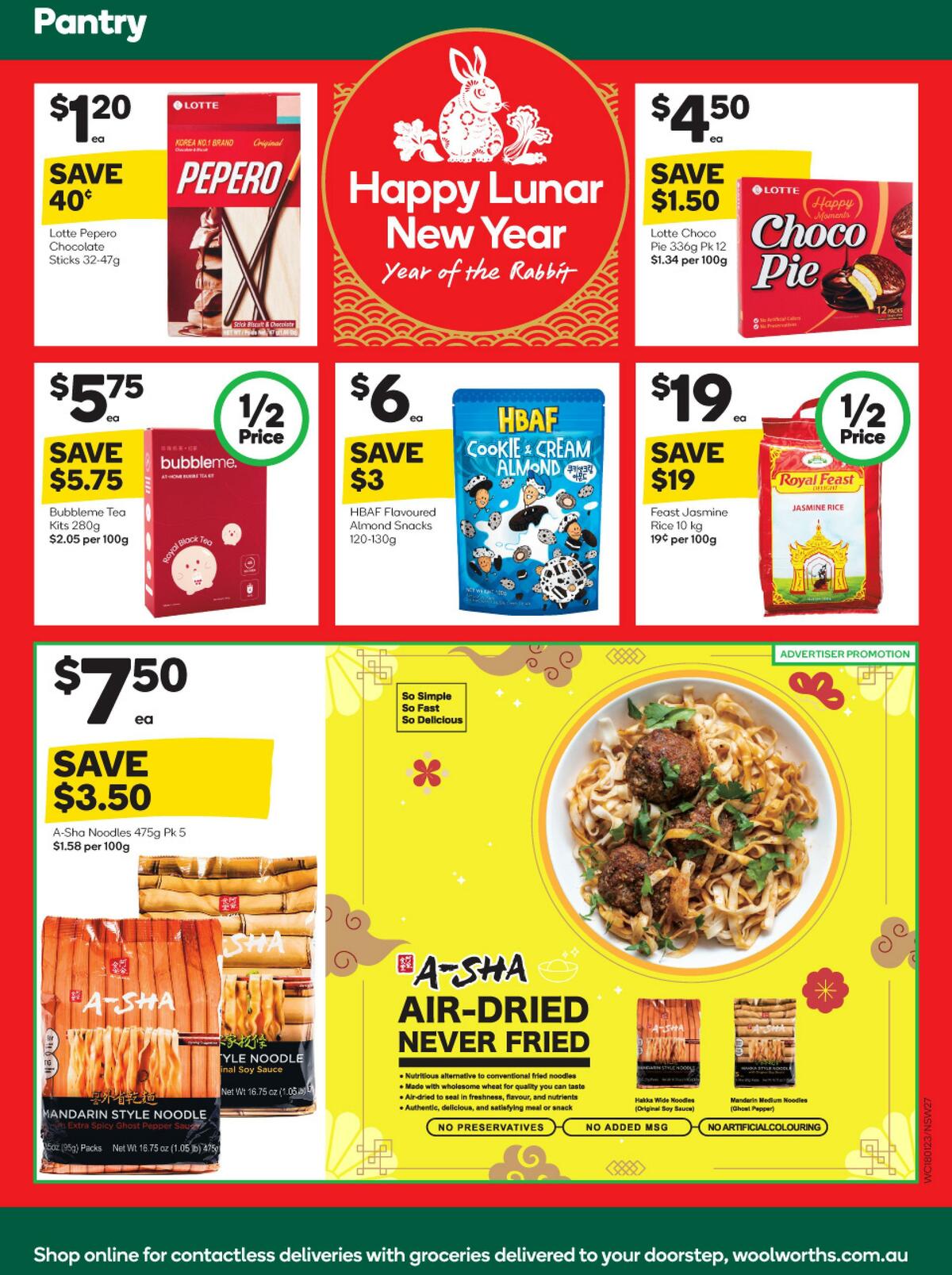Woolworths Catalogues from 18 January