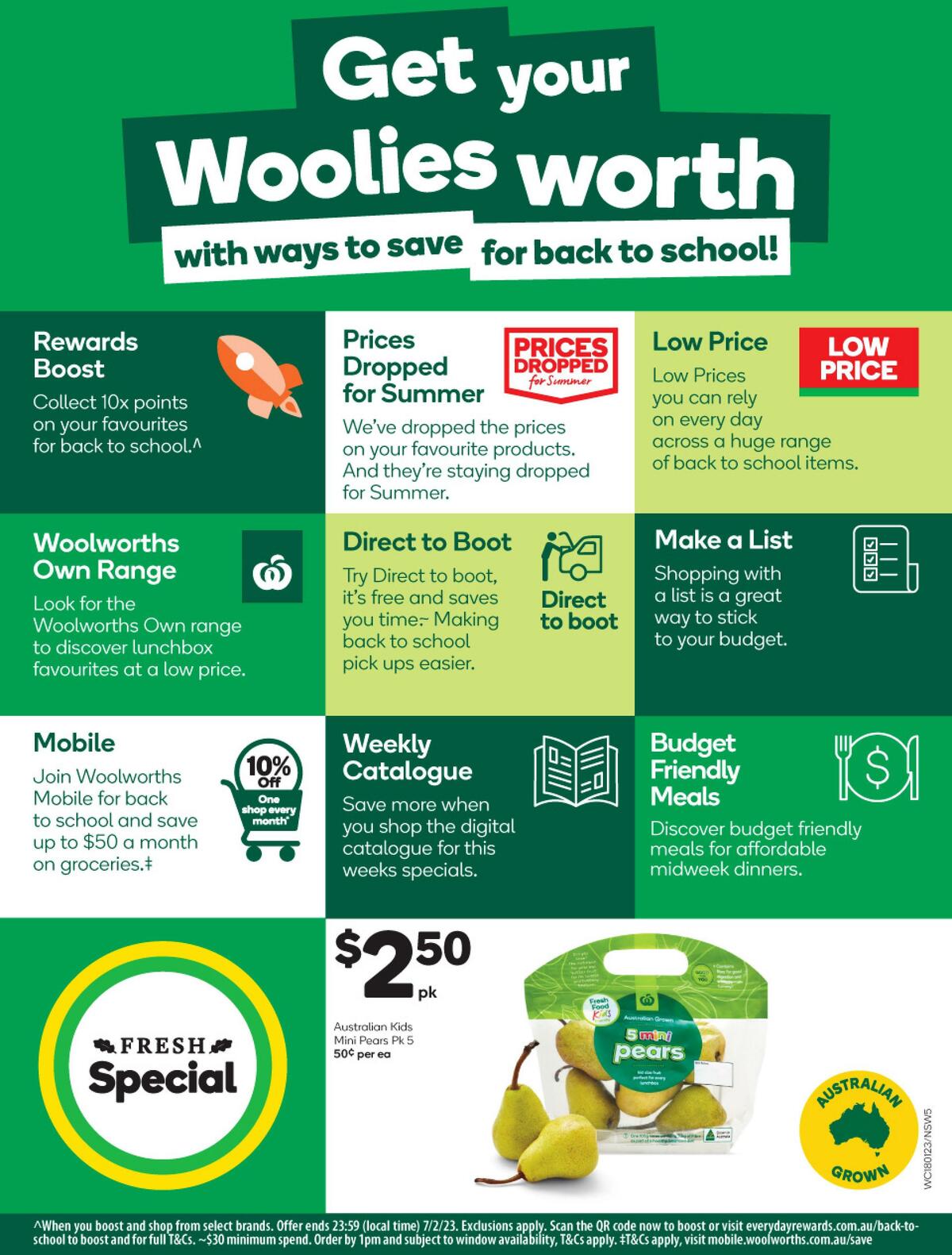 Woolworths Catalogues from 18 January