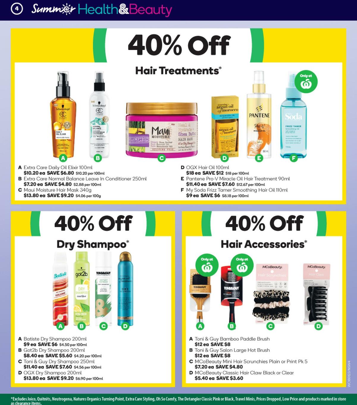 Woolworths Health & Beauty Catalogues from 18 January