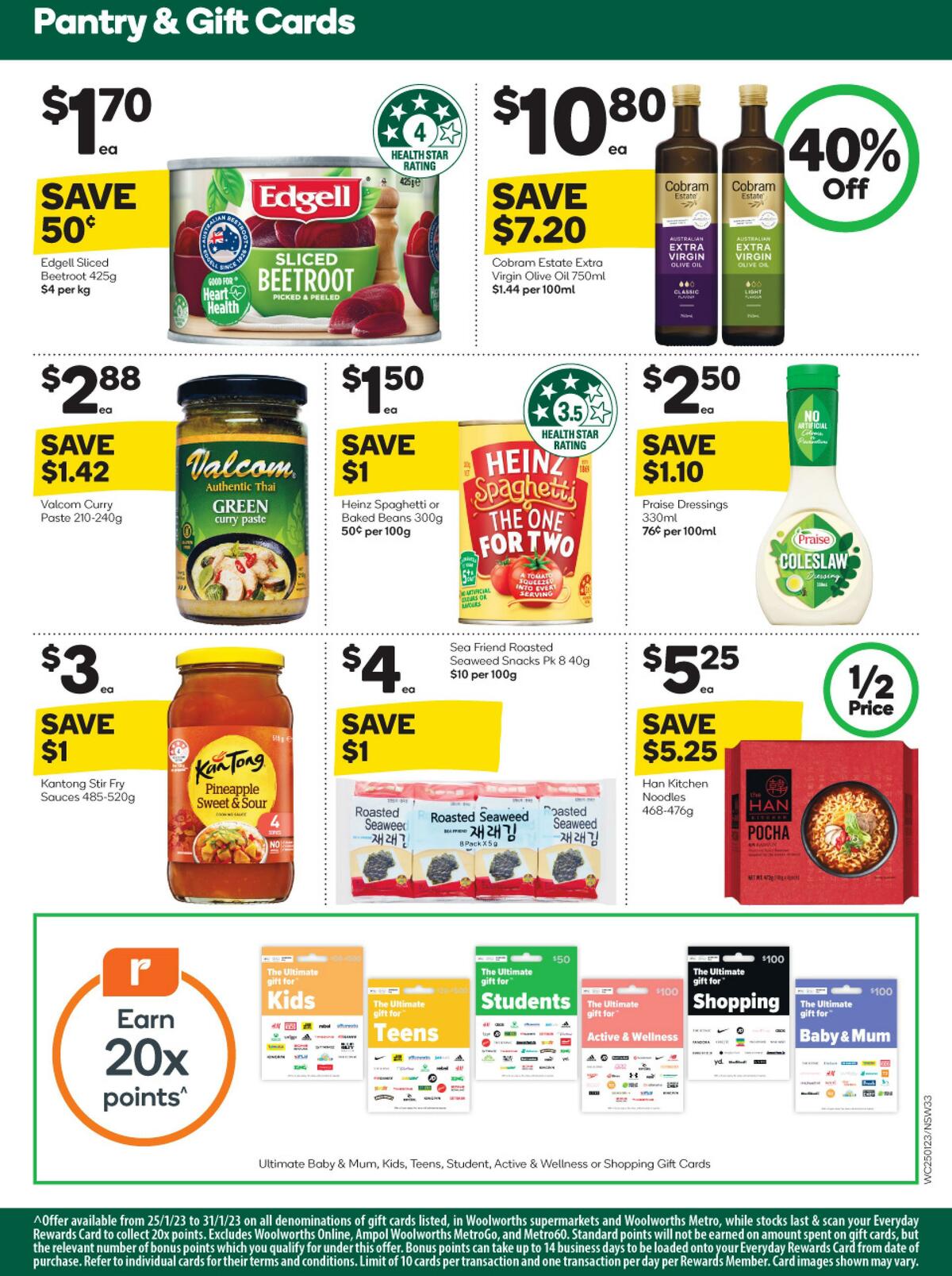 Woolworths Catalogues from 25 January